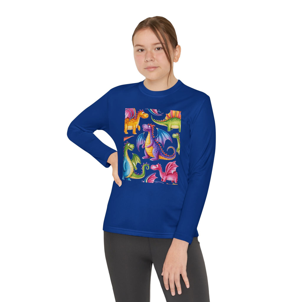 Dragon Party Youth Long Sleeve Competitor Tee