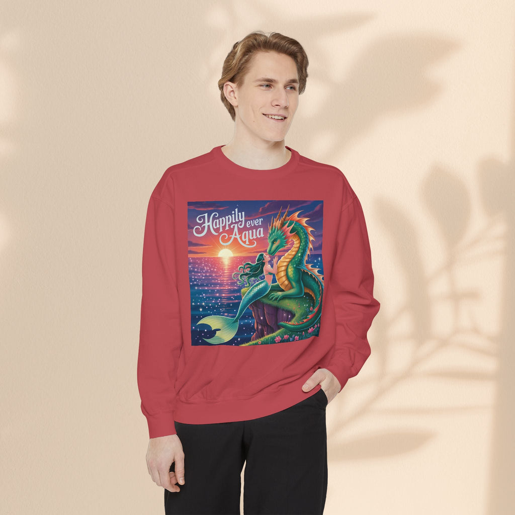 Happily Ever Aqua Sweatshirt, Unisex Garment-Dyed Pullover, Cozy Sweatshirt for Ocean Lovers, Ideal Gift for Fantasy Fans, Perfect for [...]