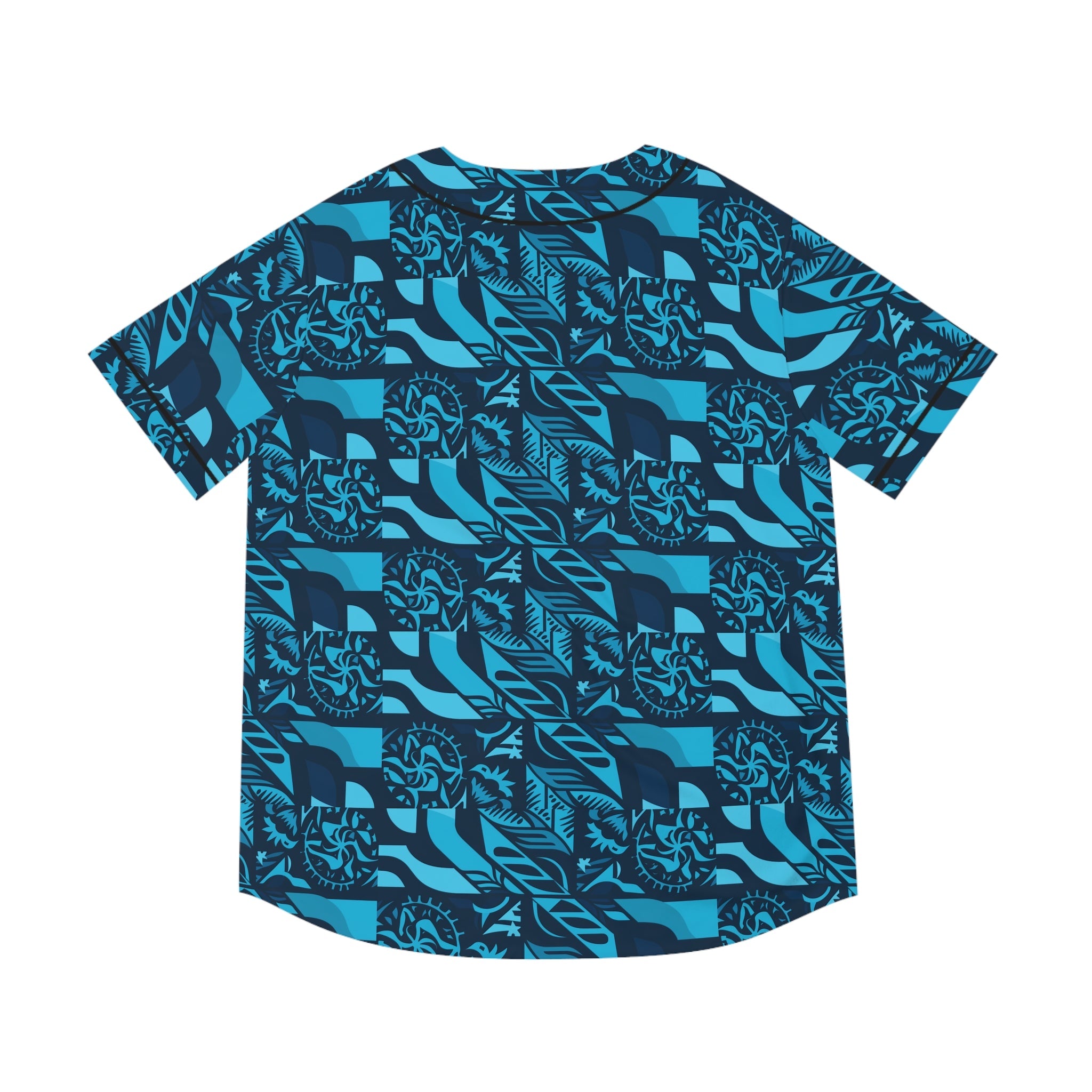 Men's Baseball Jersey  - Tribal Blue