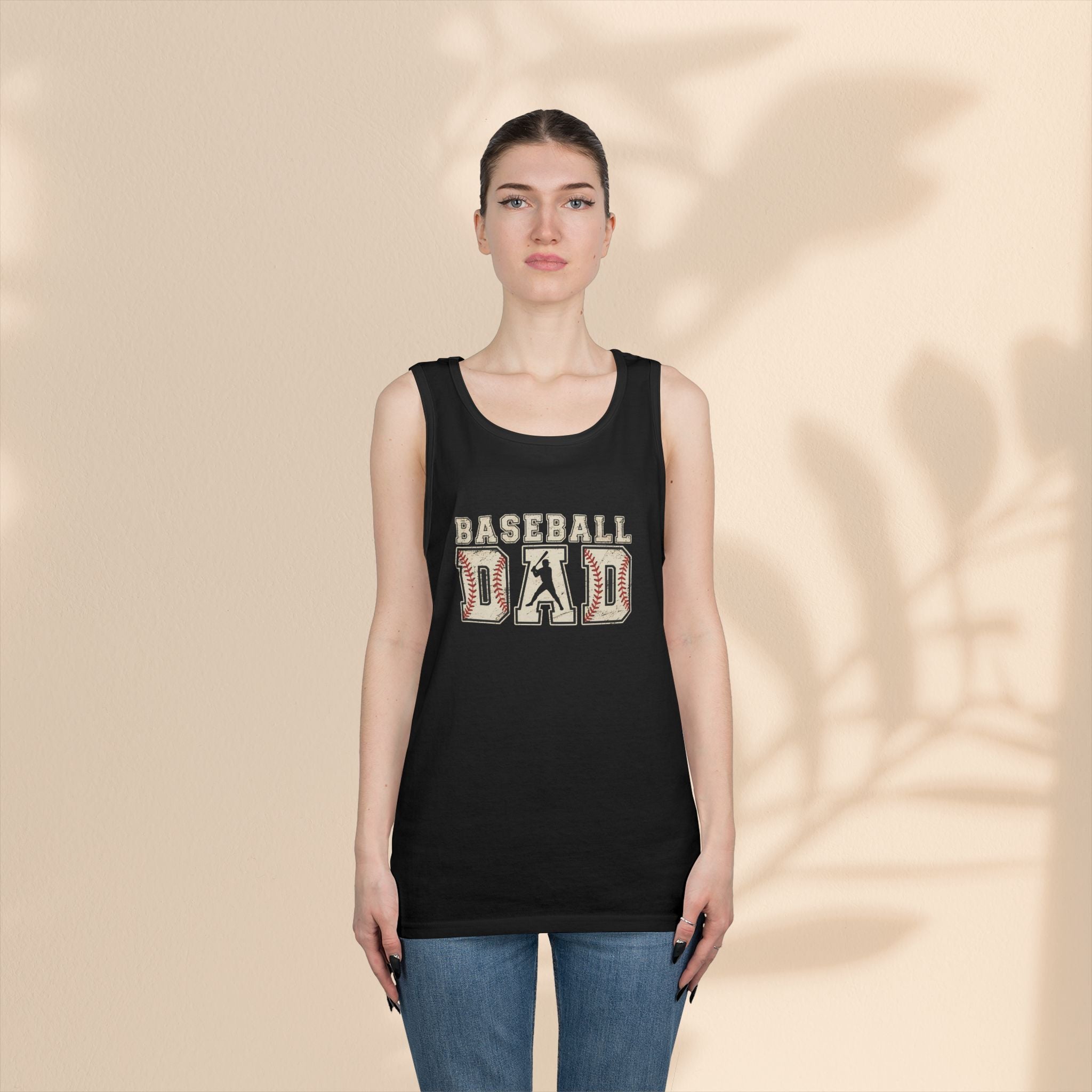 Baseball Dad Tank Top | Men’s Cotton Tank for Game Day & BBQ
