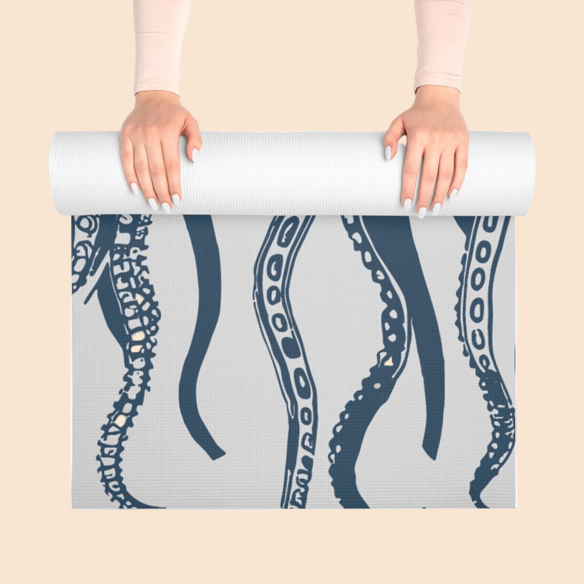 Foam Yoga Mat - Downward Octopus