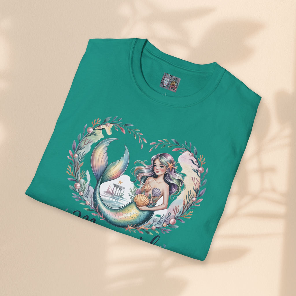 Maid of Honor Mermaid T-Shirt, Ocean Lover Tee, Beach Party Outfit, Gift for Sea Enthusiasts, Mermaid wedding tee