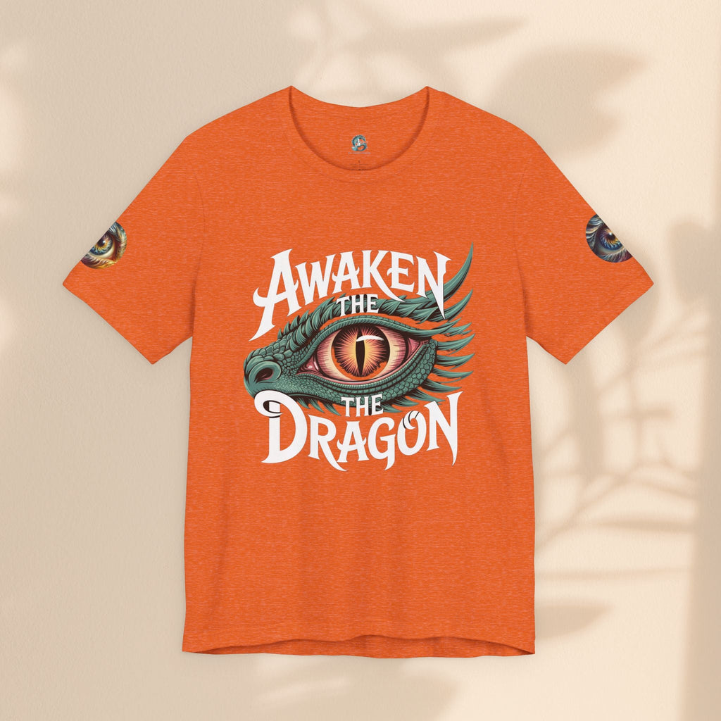 Fantasy Awaken The Dragon Graphic Tee, Unisex Short Sleeve Shirt, Gift for Dragon Lovers, Fantasy Fan Apparel