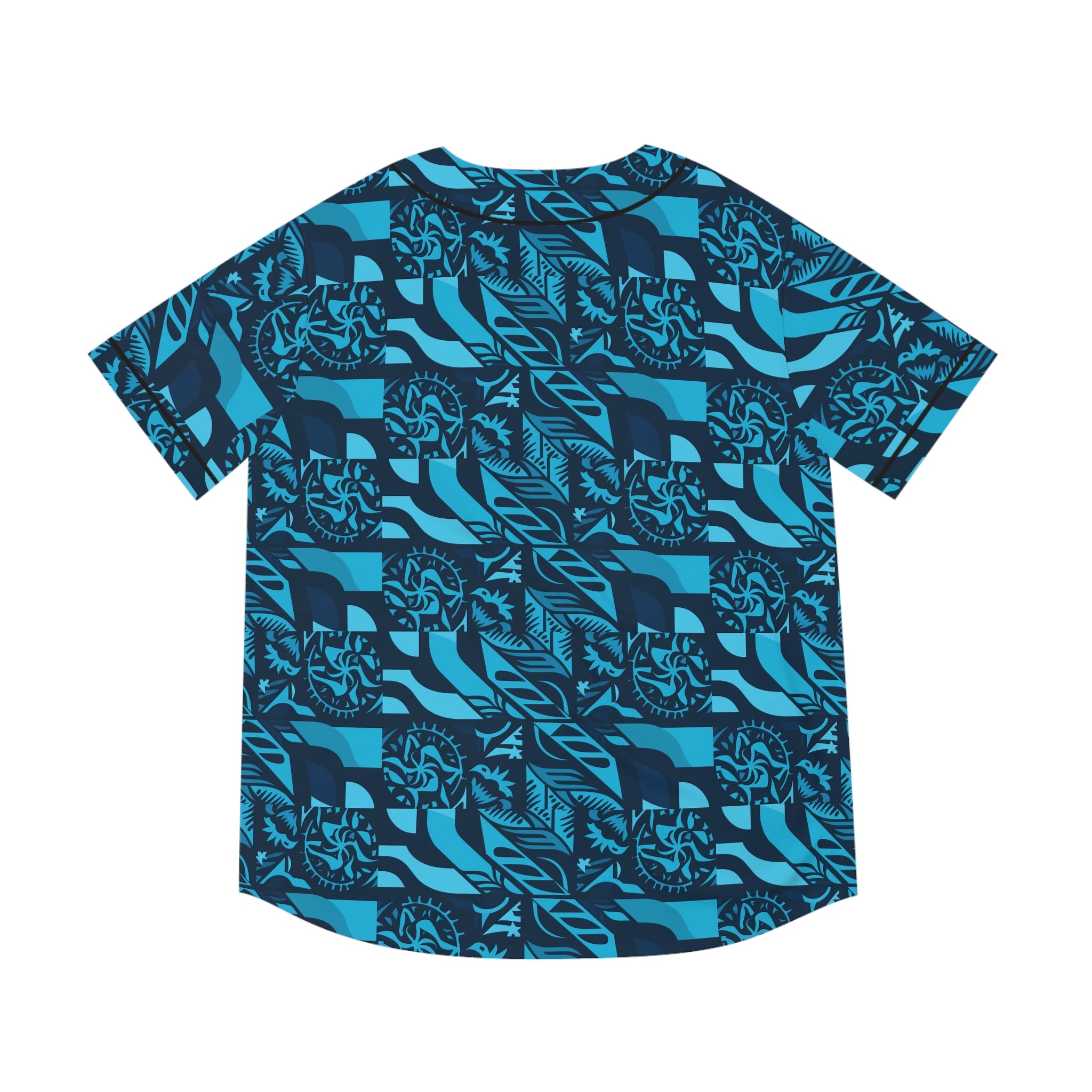 Men's Baseball Jersey  - Tribal Blue