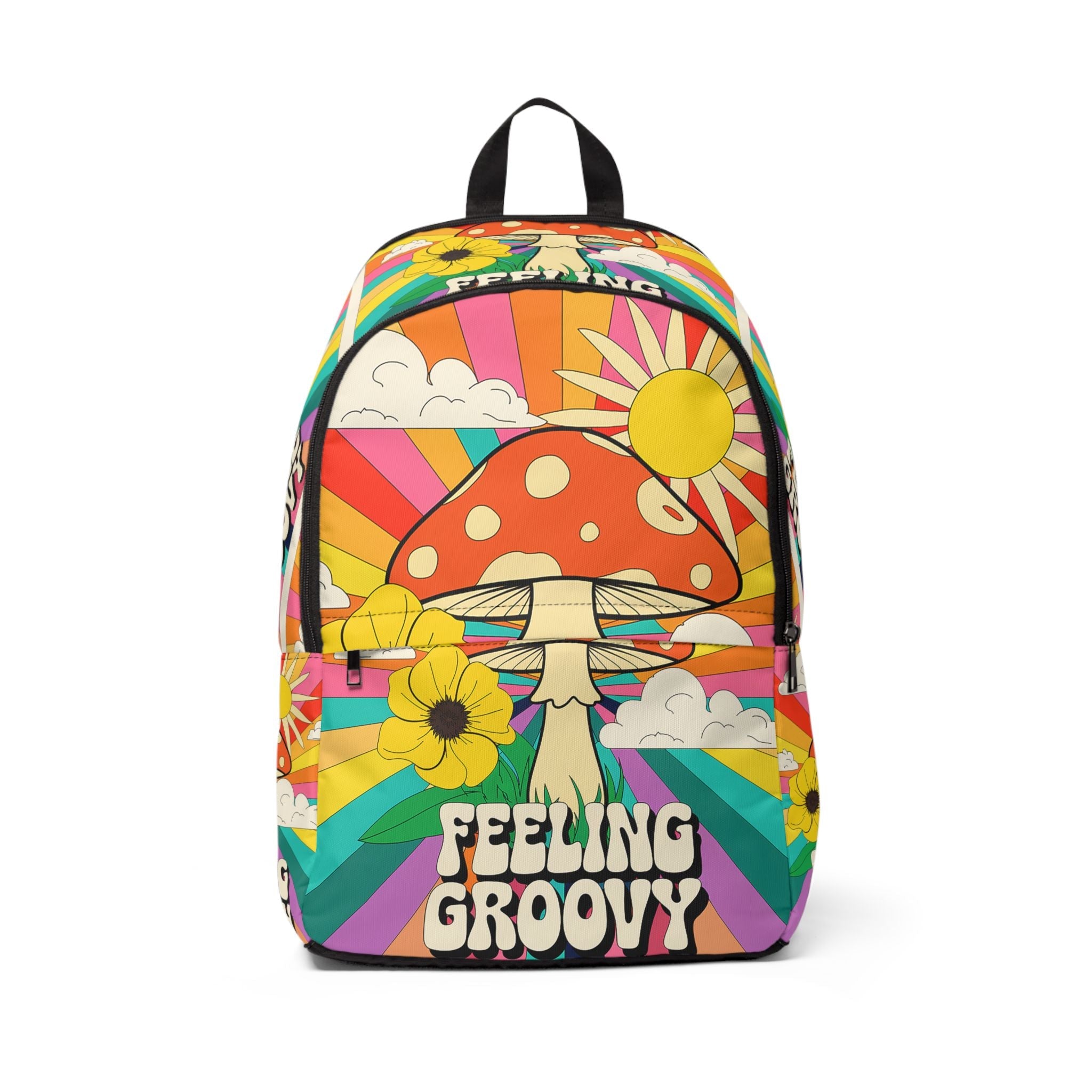 Fabric Backpack - Feeling Groovy