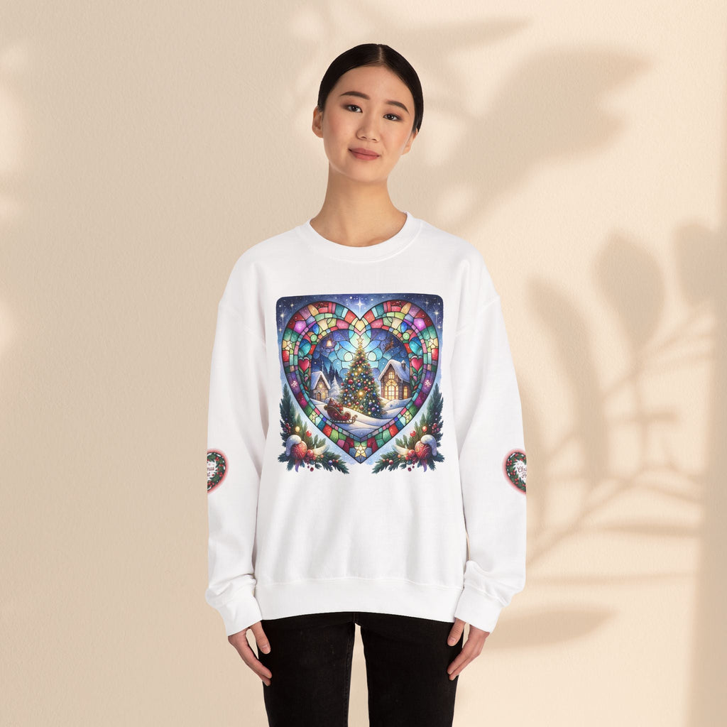 Christmas Tree Heart Sweatshirt