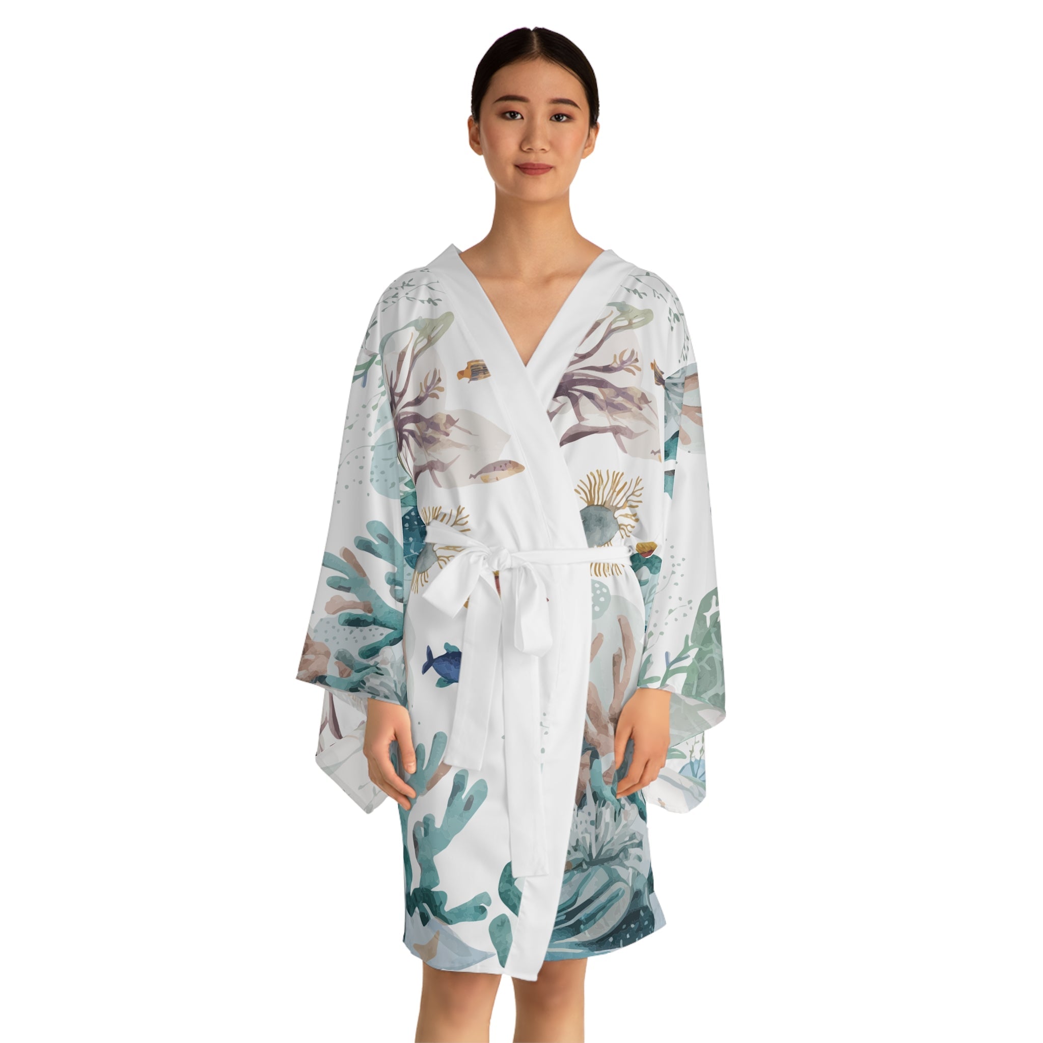 Ocean Scene Kimono – Flow with the Tide