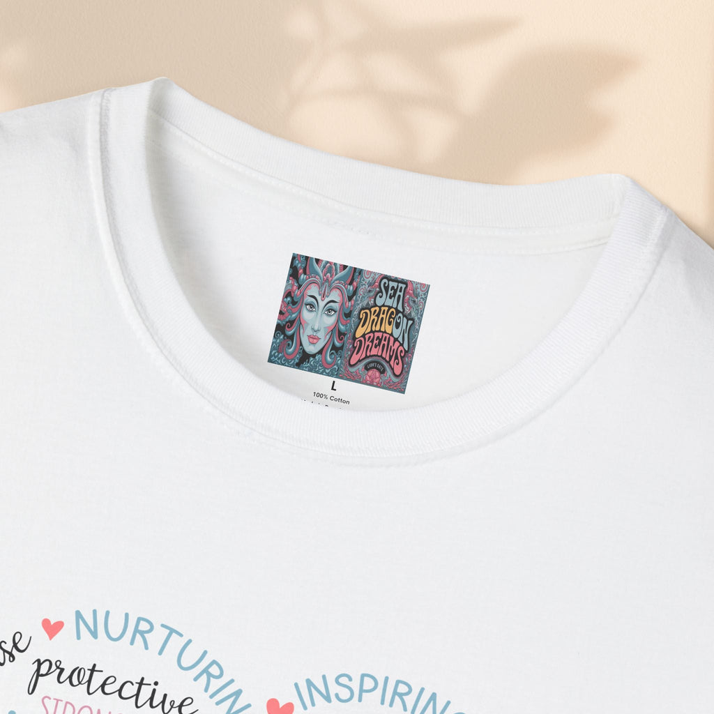 Foster Mom Heart T-Shirt - Unisex Softstyle Tee for Every Occasion