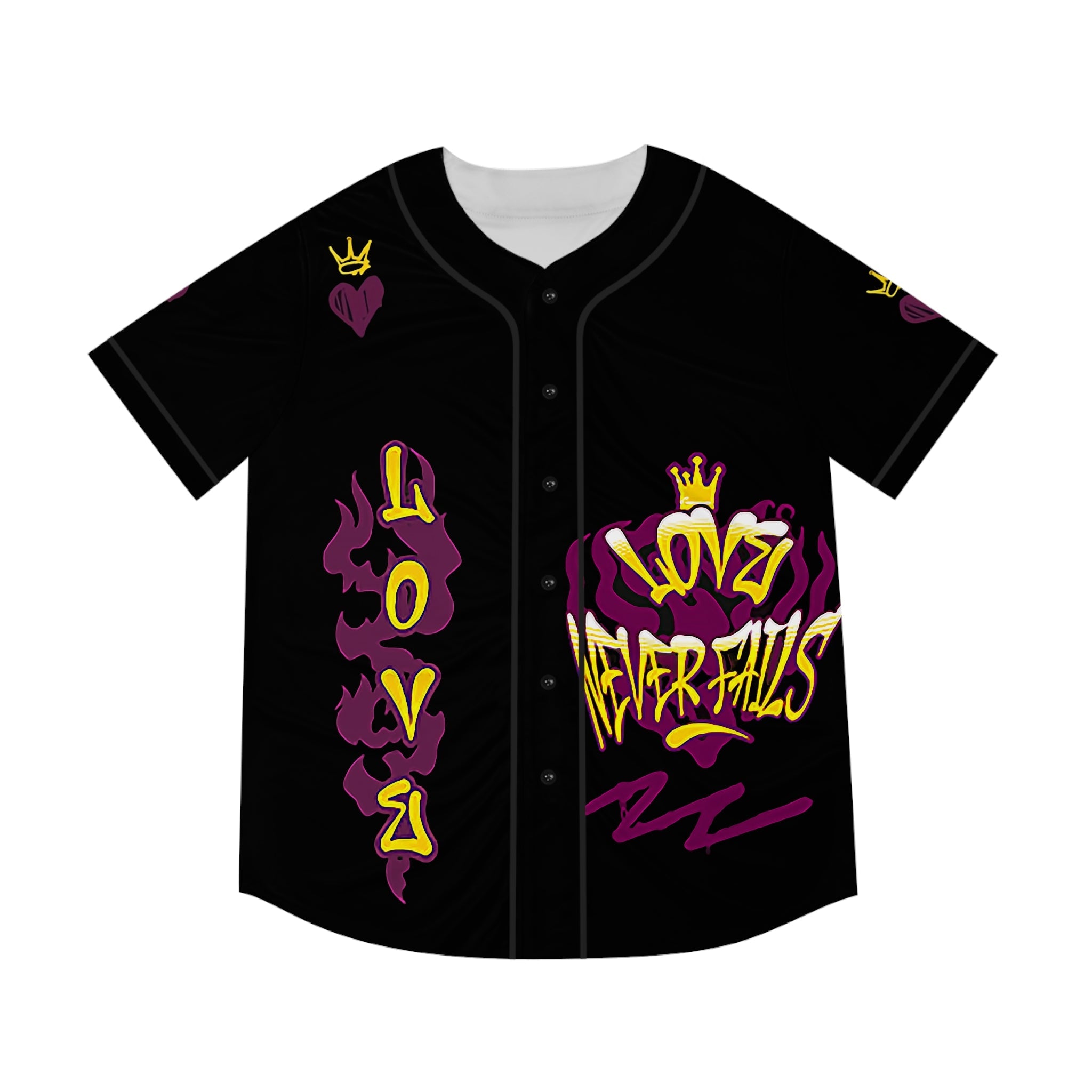 Men's Baseball Jersey  - Love Never Fails