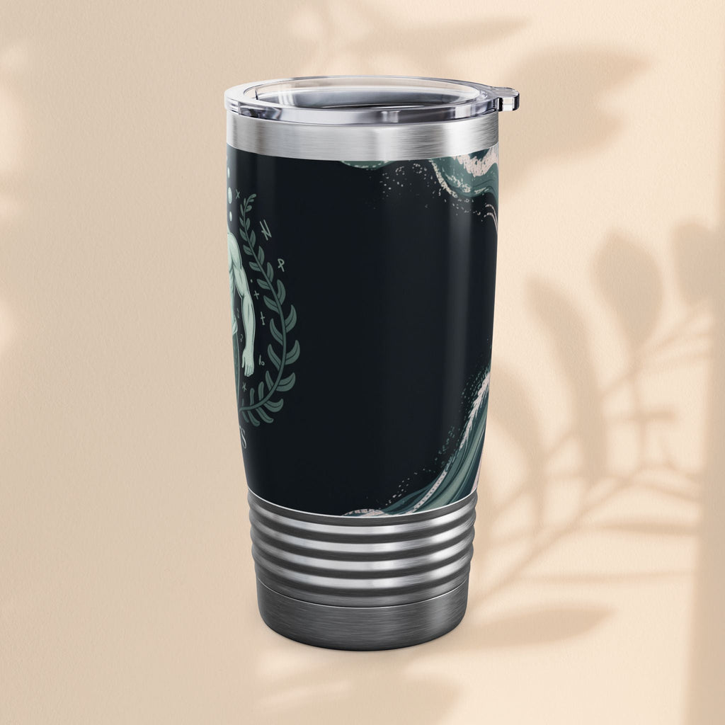 Merman Wedding Usher Ringneck Tumbler, 20oz Travel Mug for Ushering