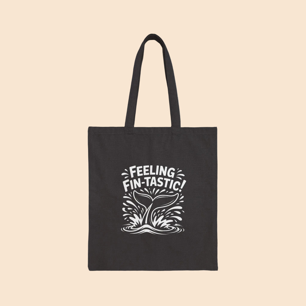 Feeling Fintastic Cotton Canvas Tote Bag