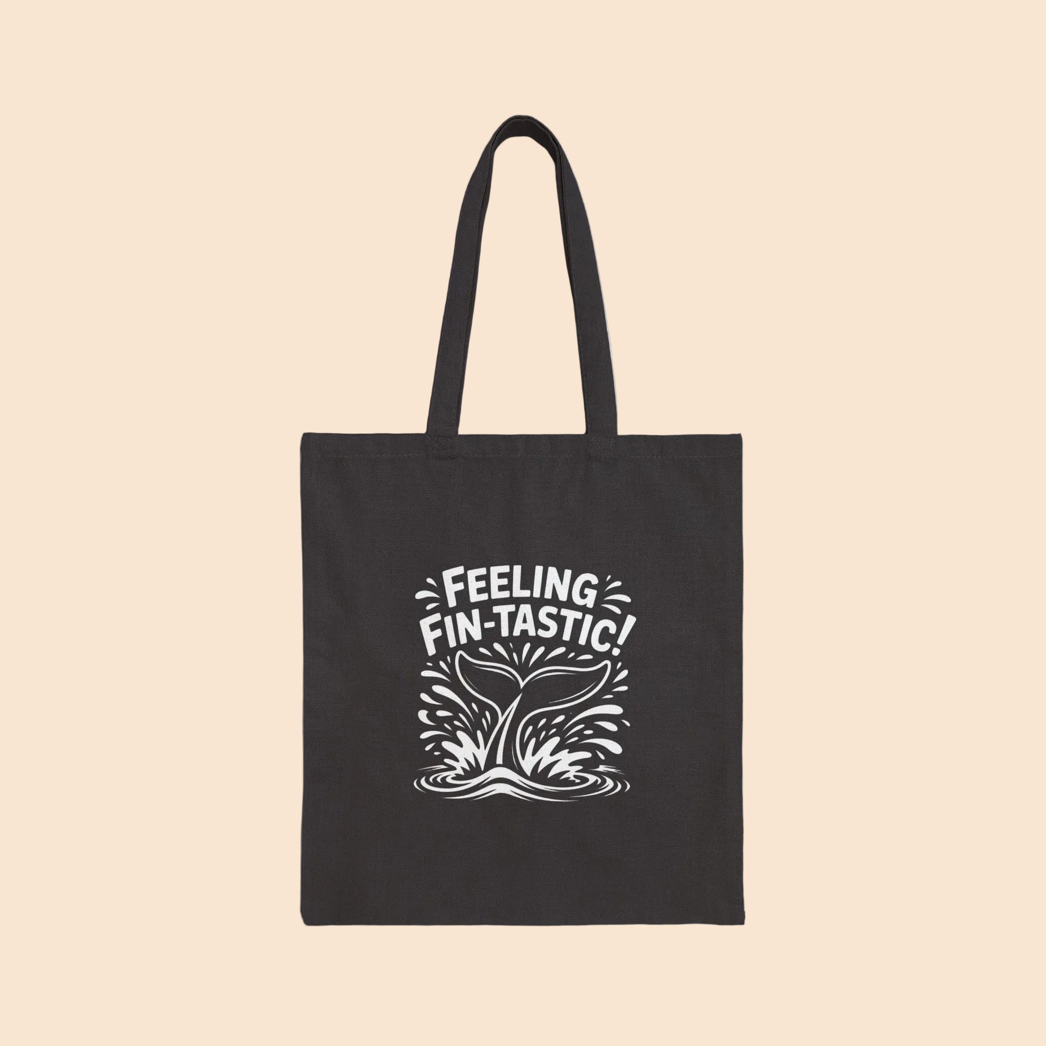 Feeling Fintastic Cotton Canvas Tote Bag