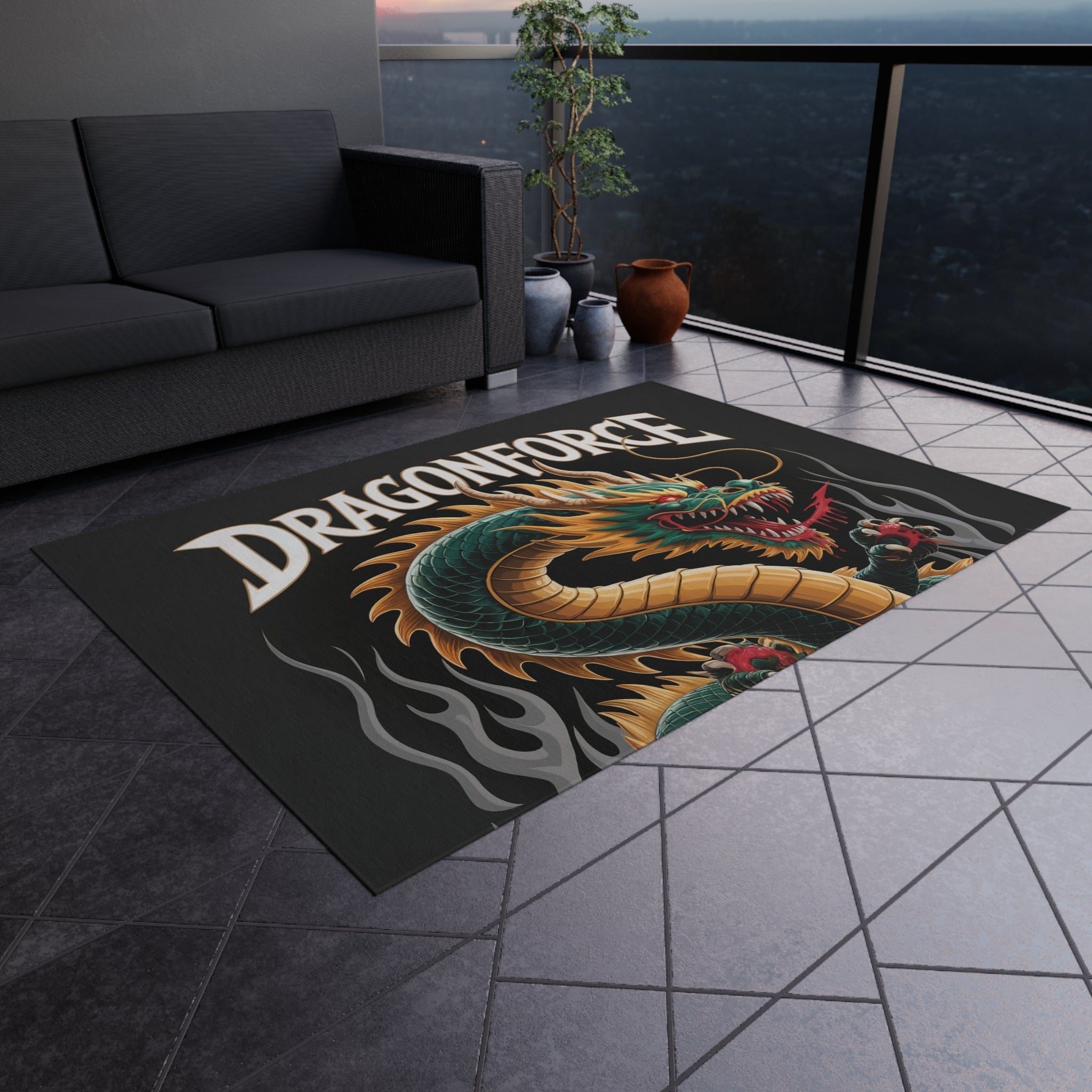 Dragonforce Outdoor Rug