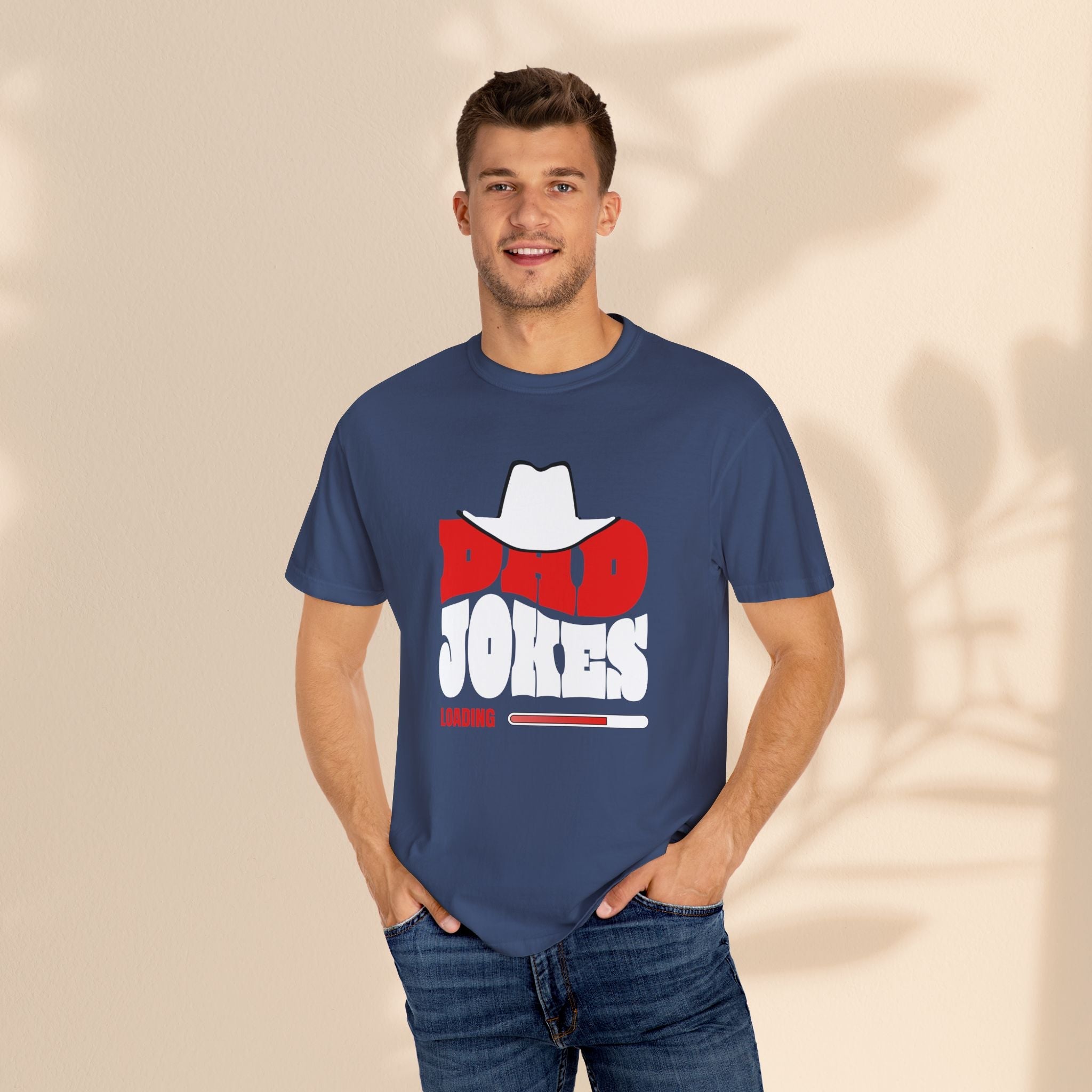 Funny Dad Jokes T-Shirt - Garment-Dyed Humor Tee