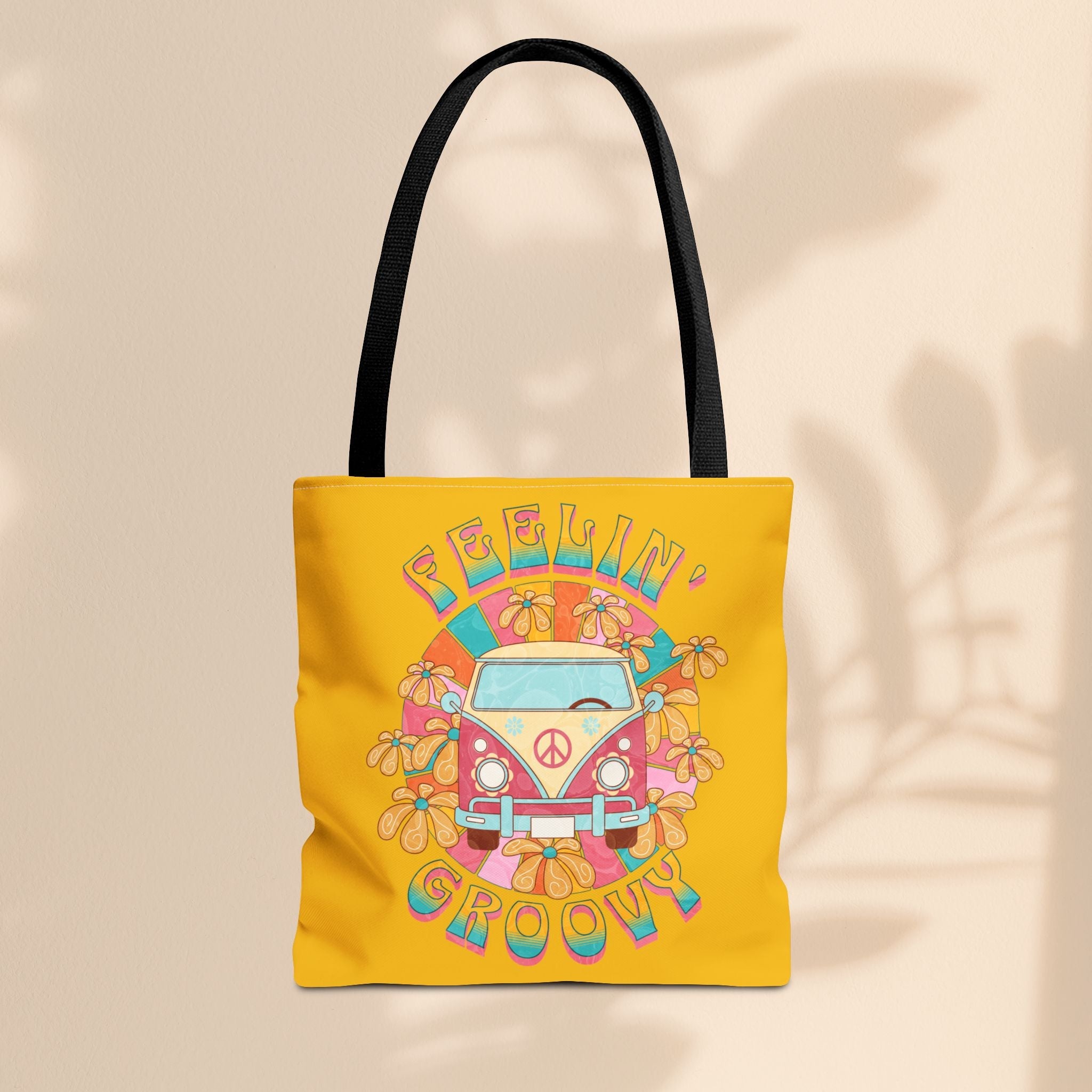 Feeling Groovy Peace Tote Bag