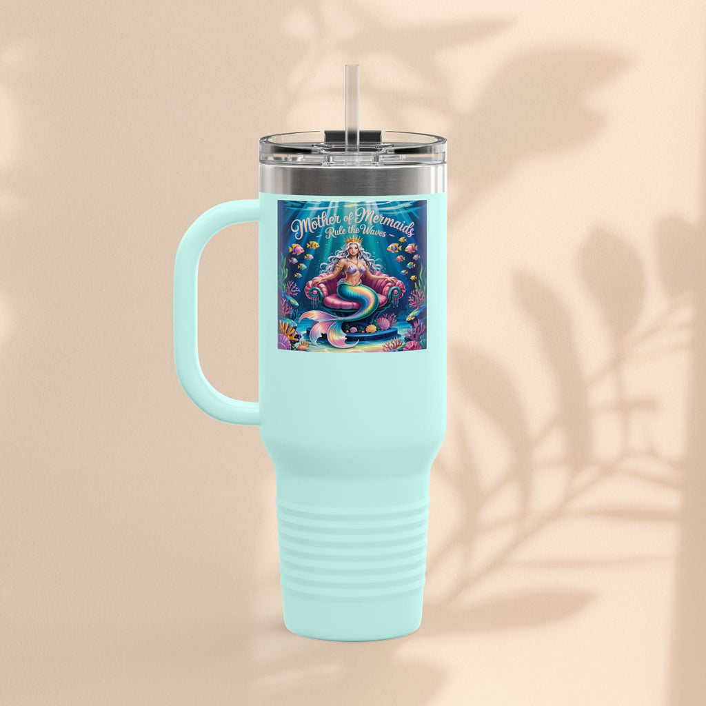 Mother of the Mermaids Insulated Travel Mug, 40oz | Perfect for Road Trips, Summer Days