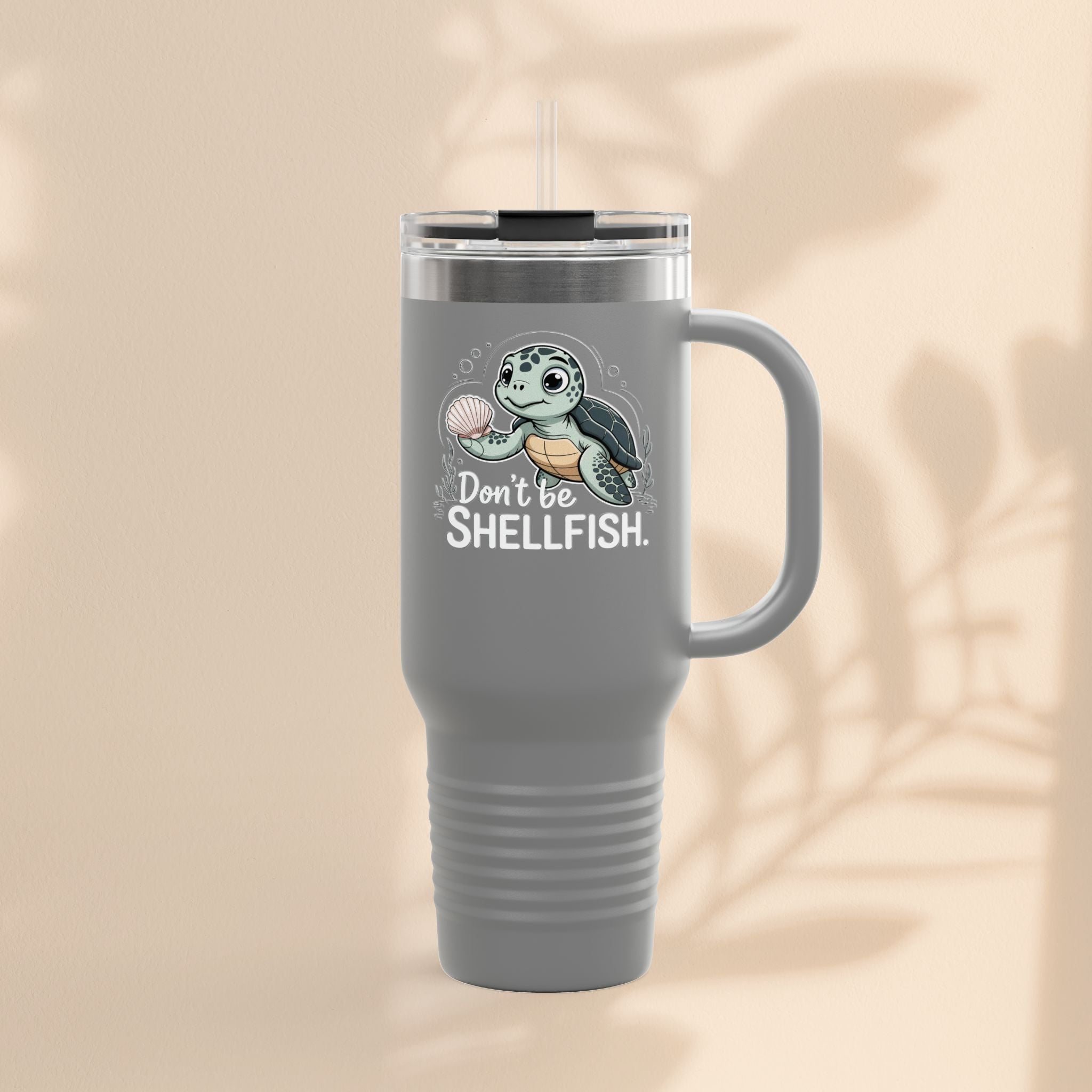 Don't Be Shellfish Insulated Travel Mug, 40oz