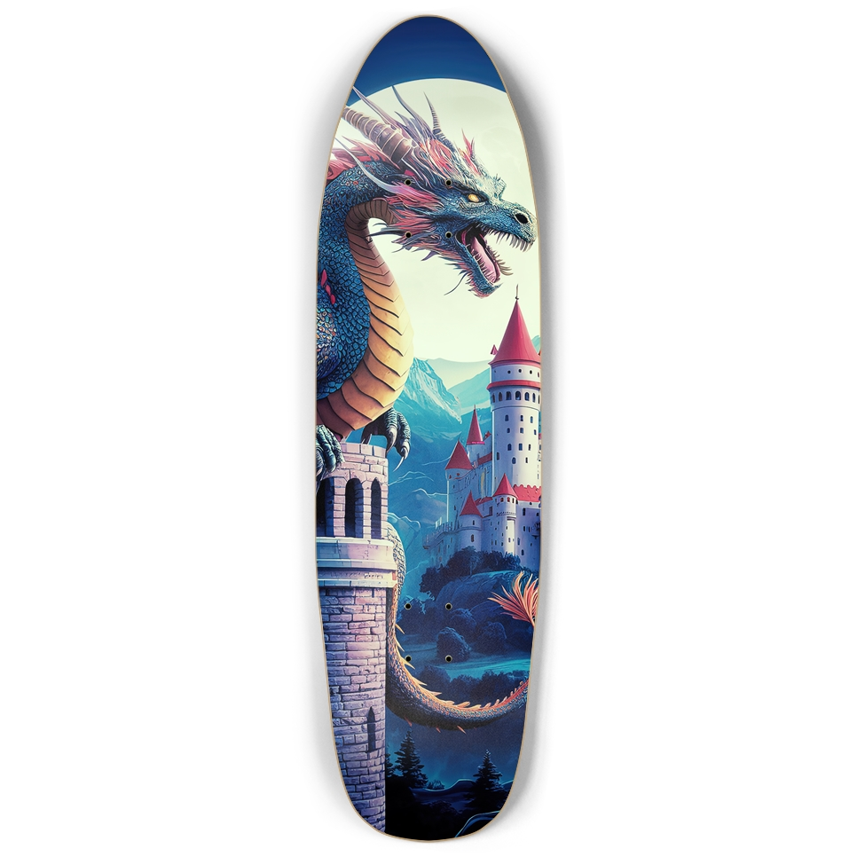 Dragons Castle Custom Skateboard