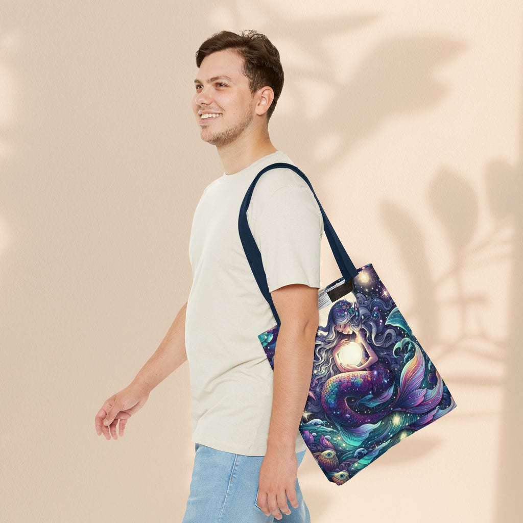Celestial Mermaid Secret Tote Bag – Stylish Reusable Beach Trip Bag