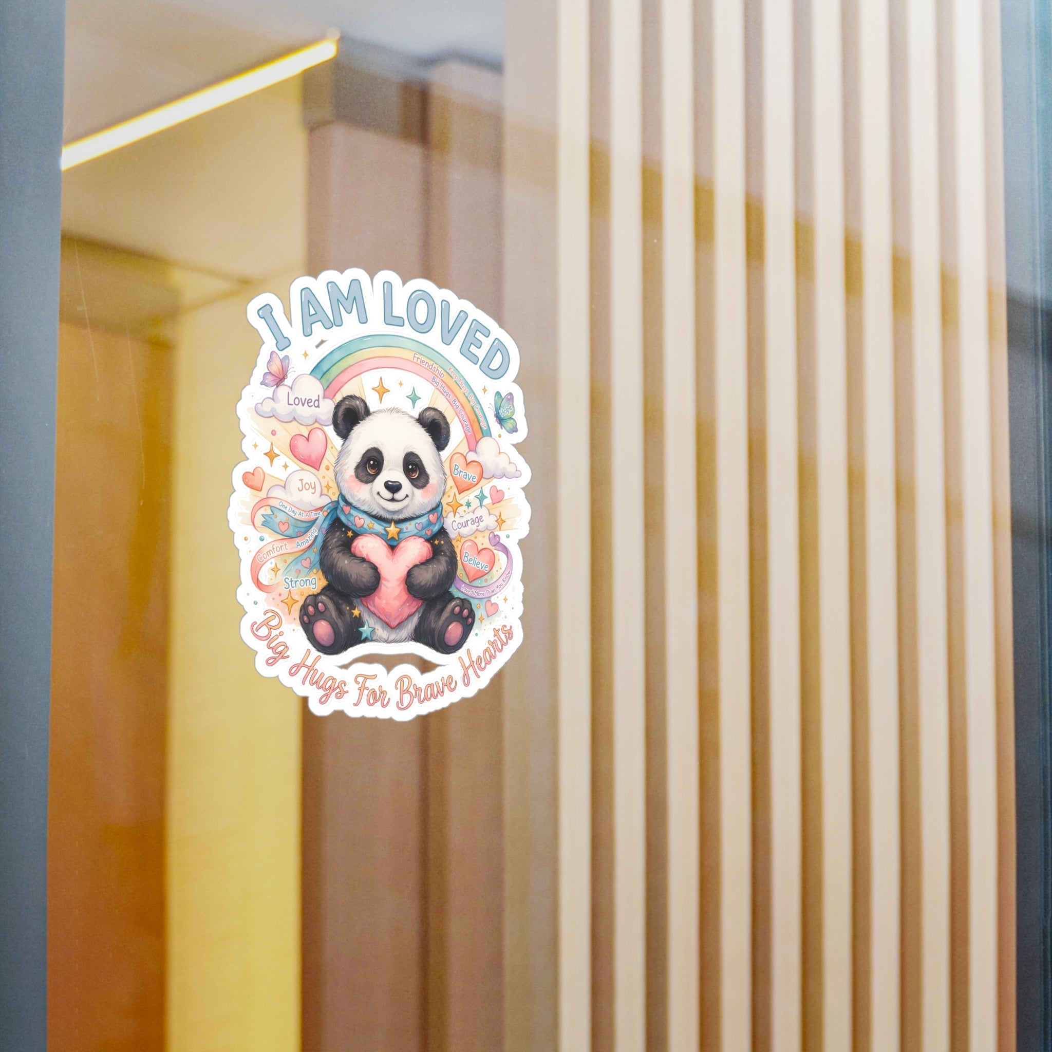 I Am Loved Panda Sticker | Brave Buddies™
