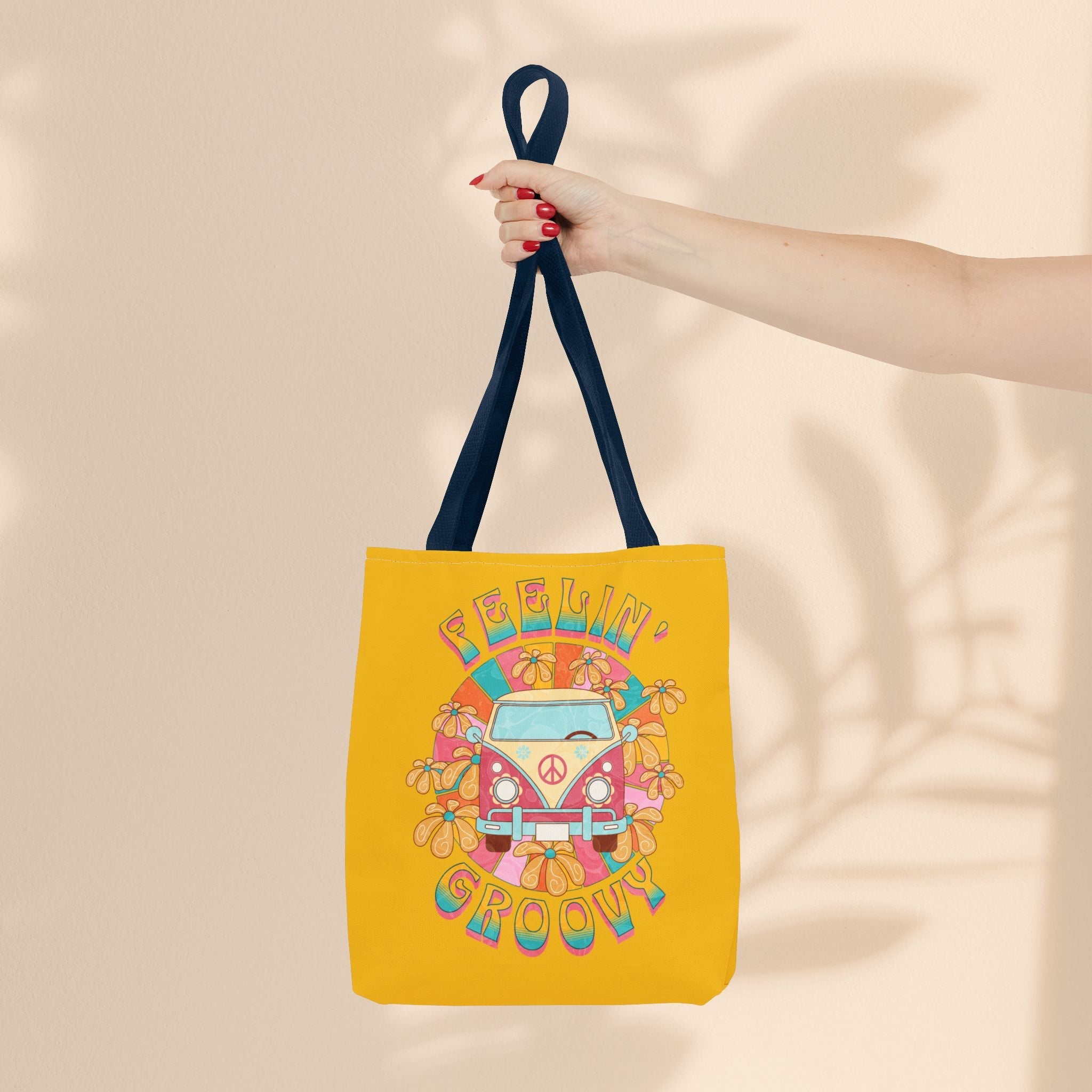 Feeling Groovy Peace Tote Bag