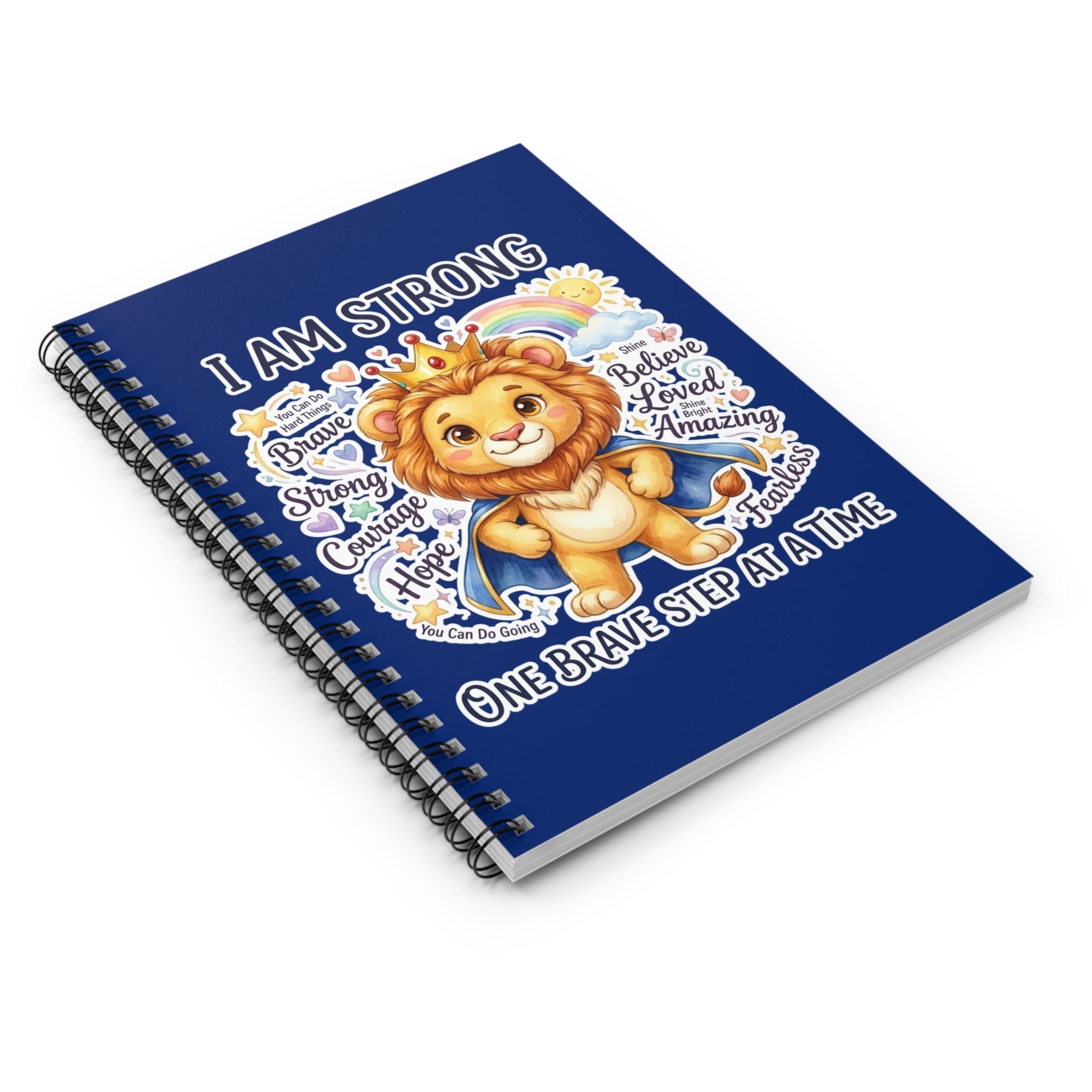 I Am Strong Lion Notebook | Brave Buddies™