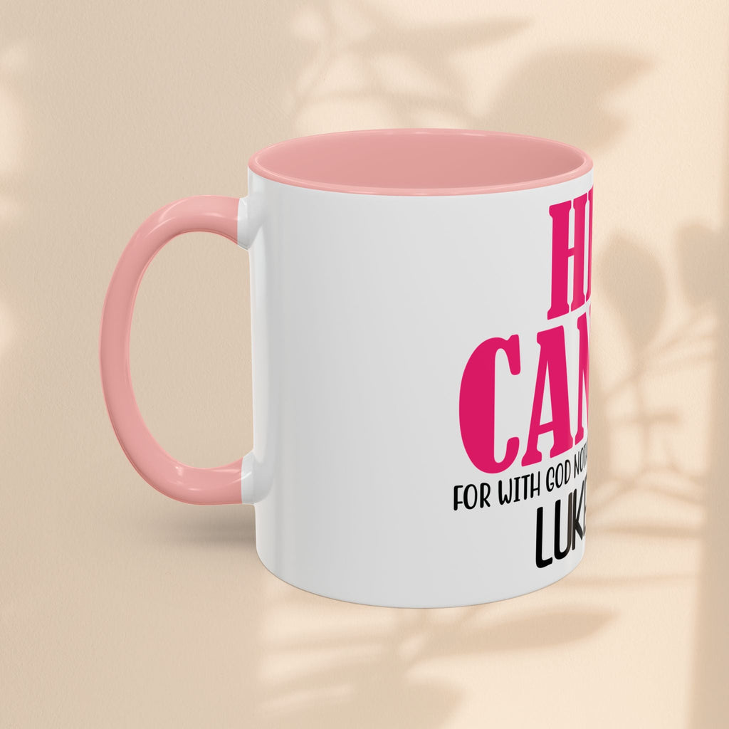 Inspirational Heal Cancer Coffee Mug - 11oz & 15oz with Faith Quote