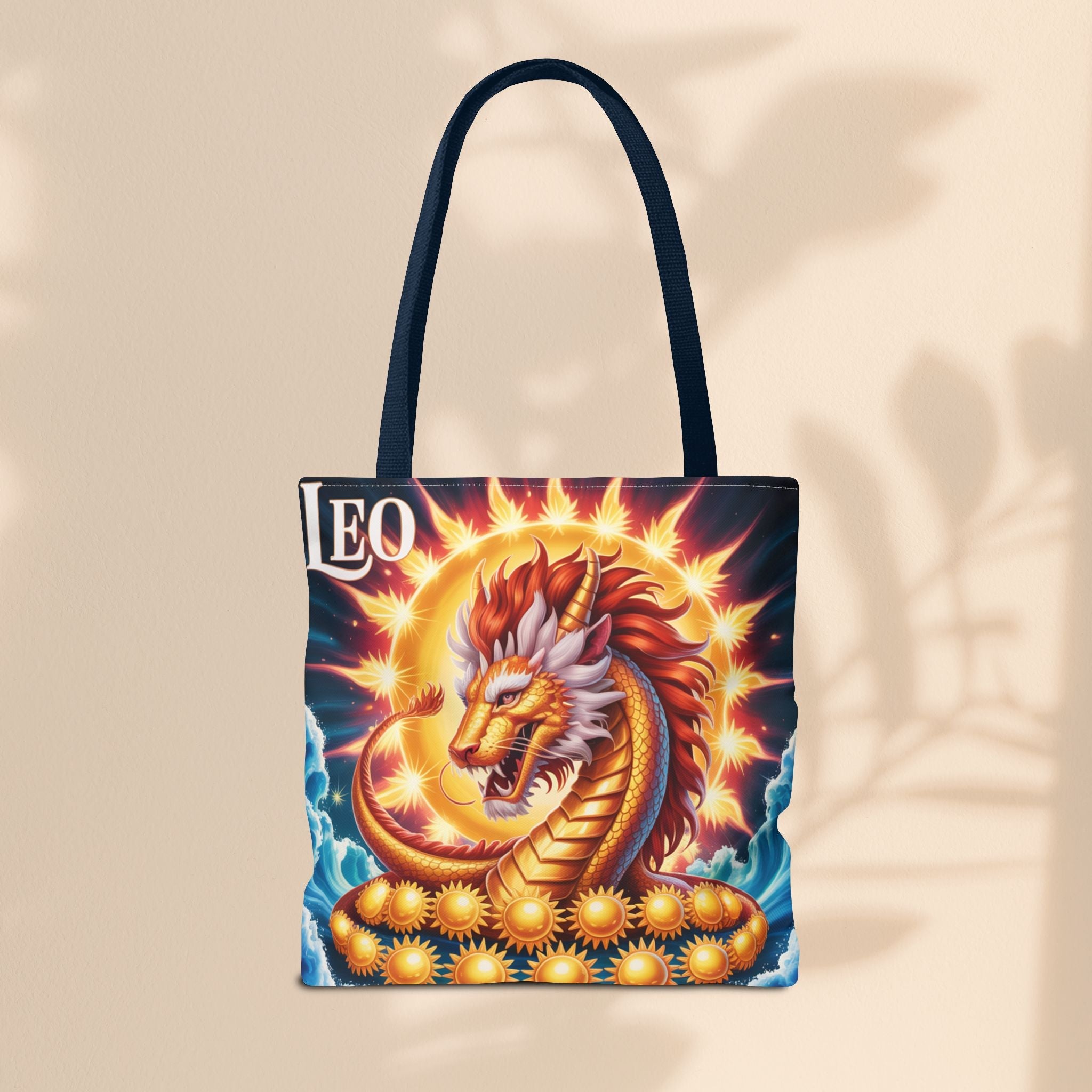Leo Zodiac Tote Bag, Astrology Bag, Horoscope Tote, Birthday Gift, Festival Bag, Celestial Art Bag