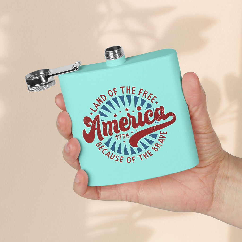 'Land of the Free' Design - 6oz - Perfect for Gifts and Celebrations