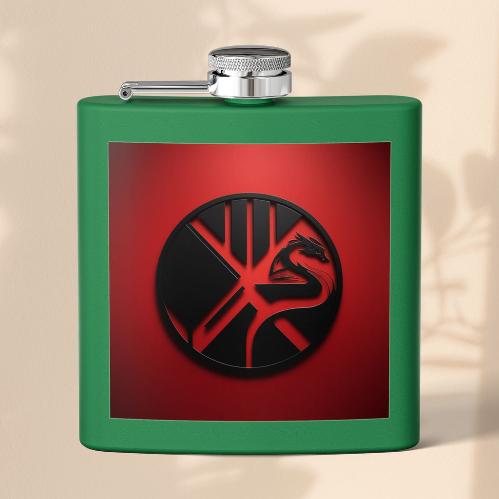 Dragon Stainless Steel Flask 6oz – Gift for Adventurers