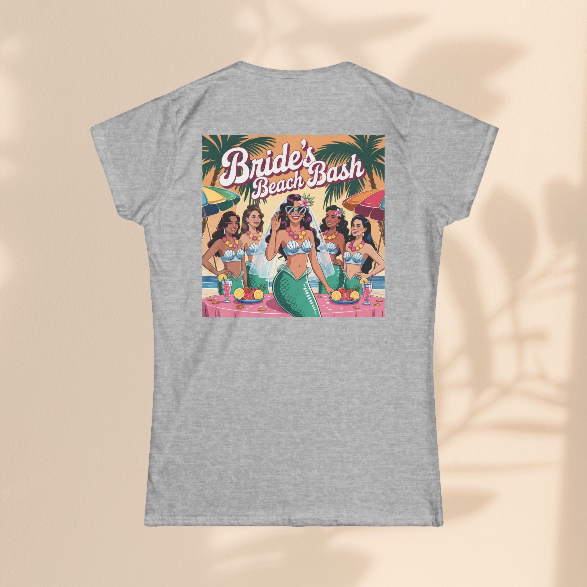 Bridal Beach Bash Tee, Tropical Party Shirt, Summer Wedding Celebration Top, Bride Tribe Gift, Bachelorette Bash Apparel