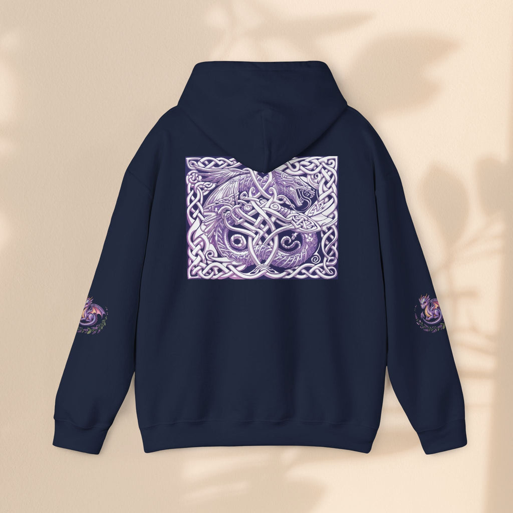 Celtic Dragon Hoodie, Gift for Fantasy Lovers