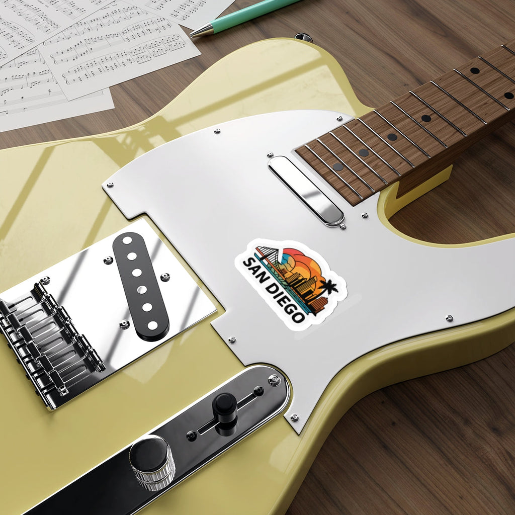Die-Cut Stickers - San Diego California