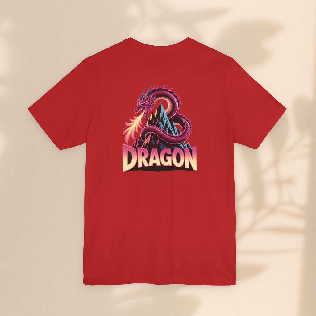 Dragon Graphic Tee, Unisex T-Shirt, Fantasy Shirt, Gift for Gamers, Dragon Lovers Shirt, Casual Wear, Unique Apparel