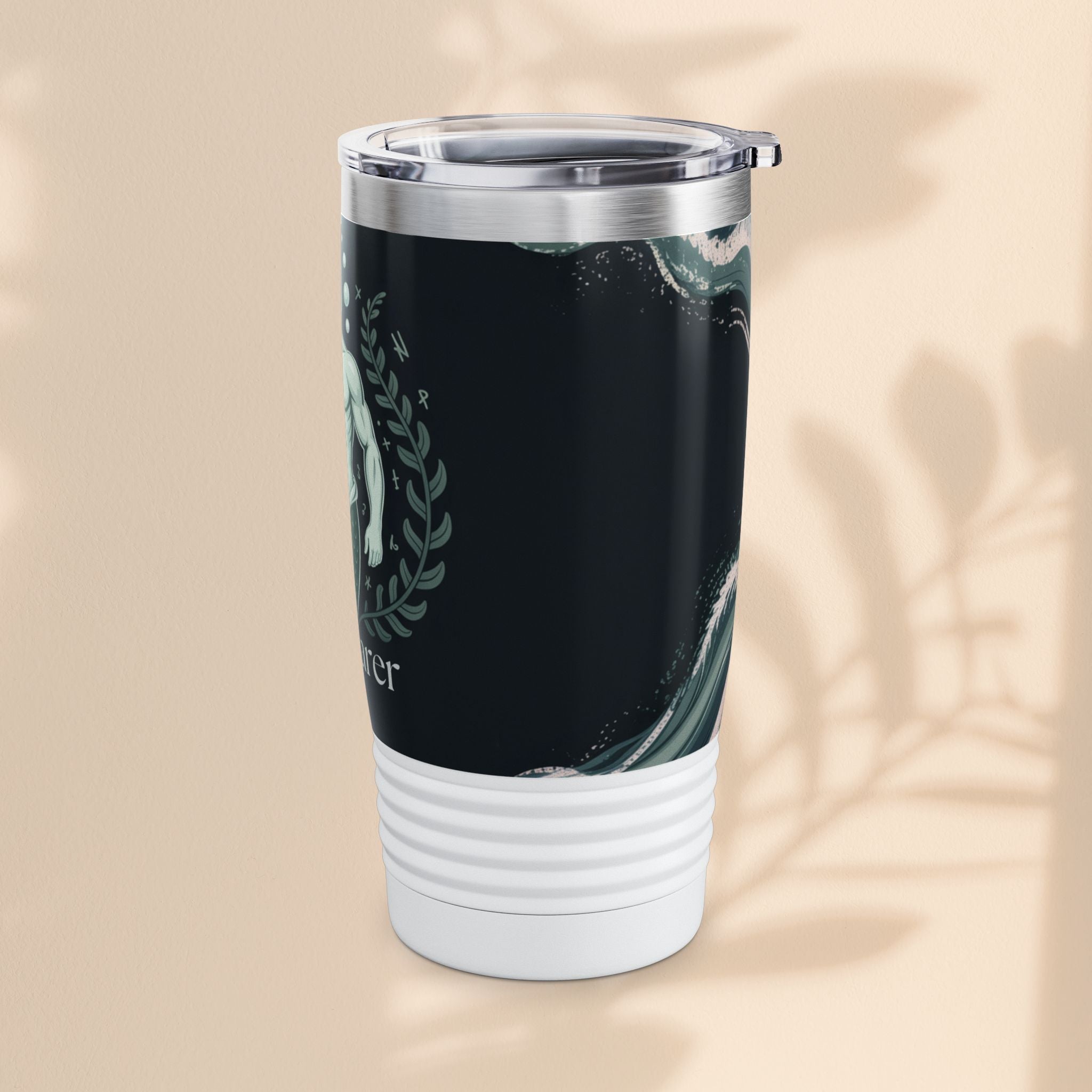 Merman-Themed Tumbler, Ring Bearer Design, 20oz Insulated Travel Mug, Nautical Gift for Weddings, Parties, Ocean Lovers, Summer Events