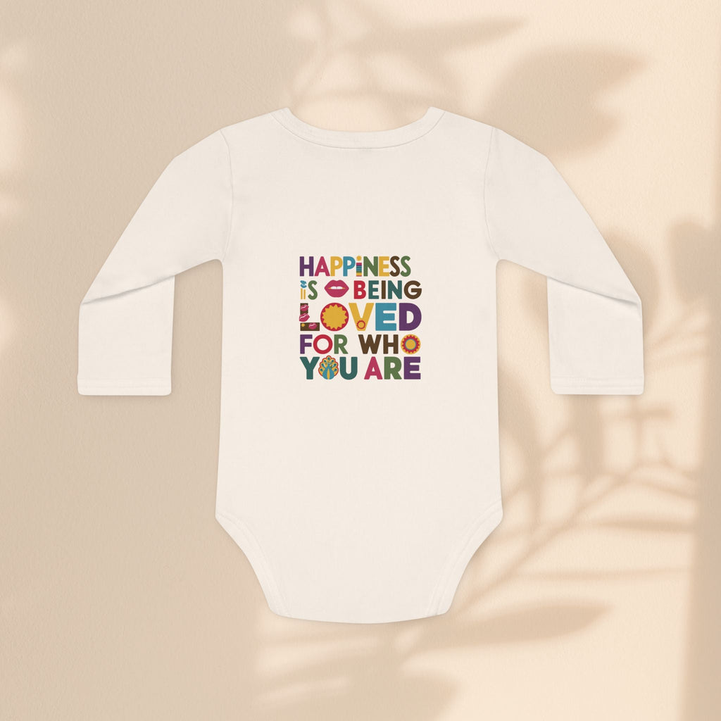 Loved For Who You Are Organic Baby Bodysuit | Baby Gift