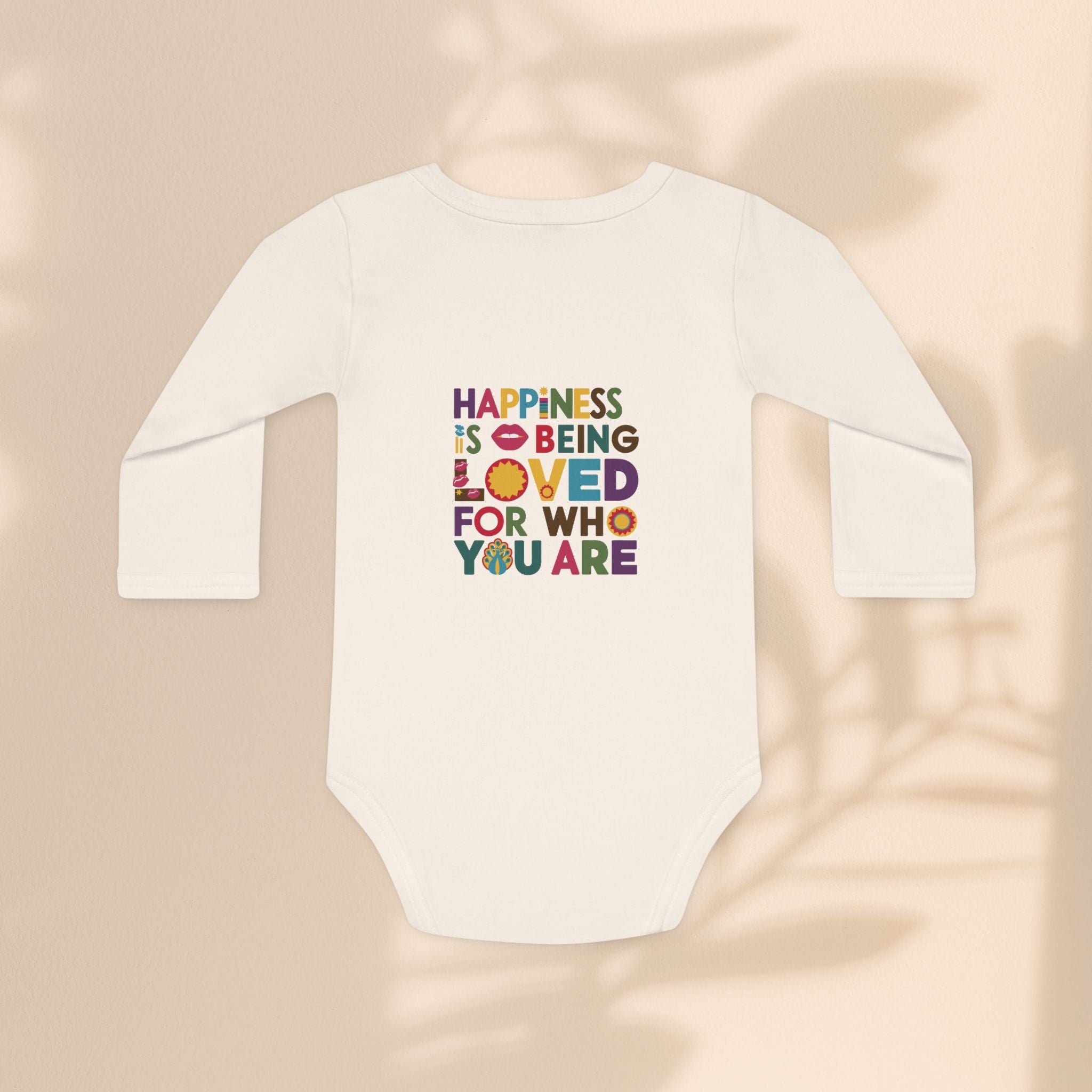 Loved For Who You Are Organic Baby Bodysuit | Baby Gift