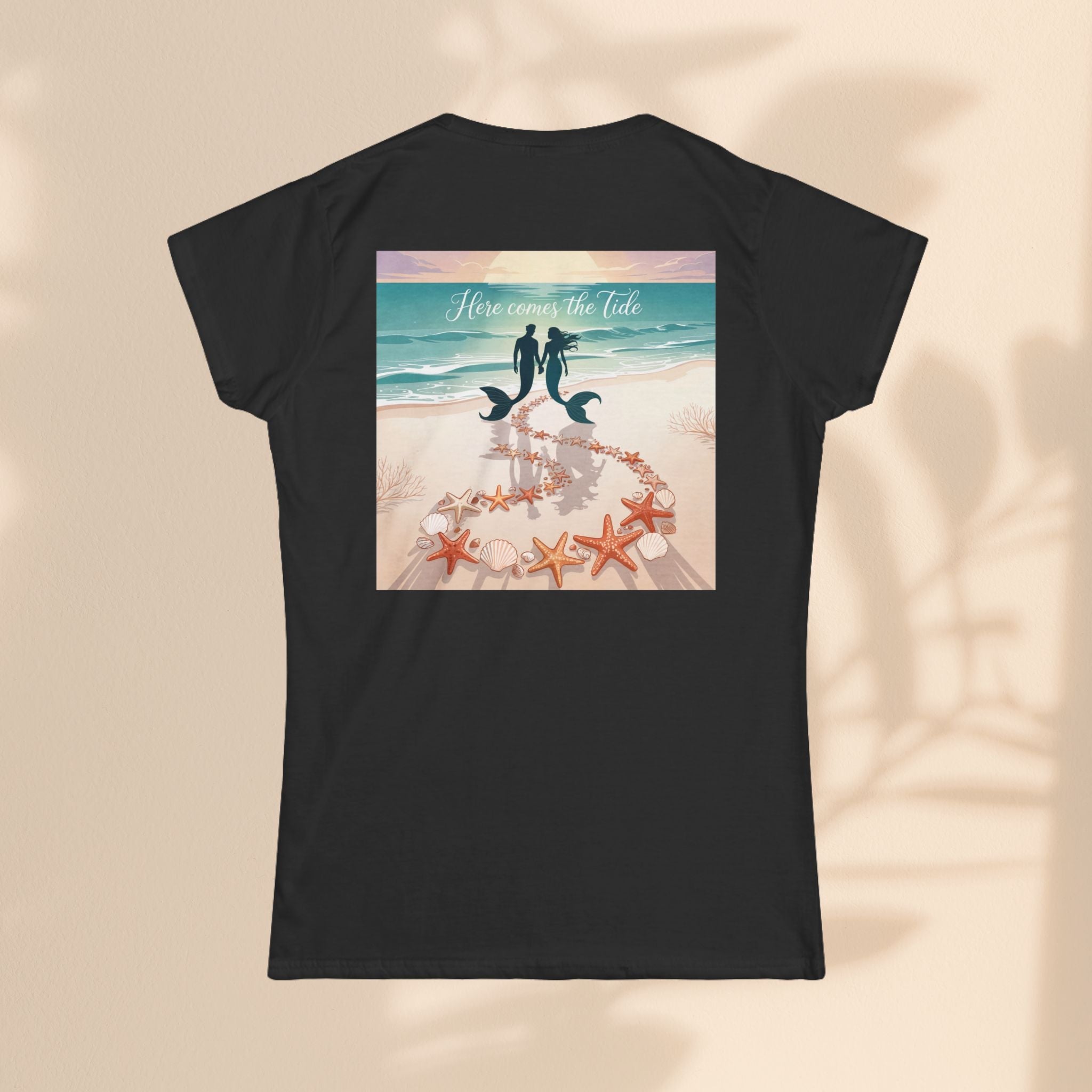 Here Comes The Tide Beach Vibes Tee, Summer Shirt, Cute Graphic Tee, Vacation Outfit, Coastal Life Apparel, Ocean Lover Gift