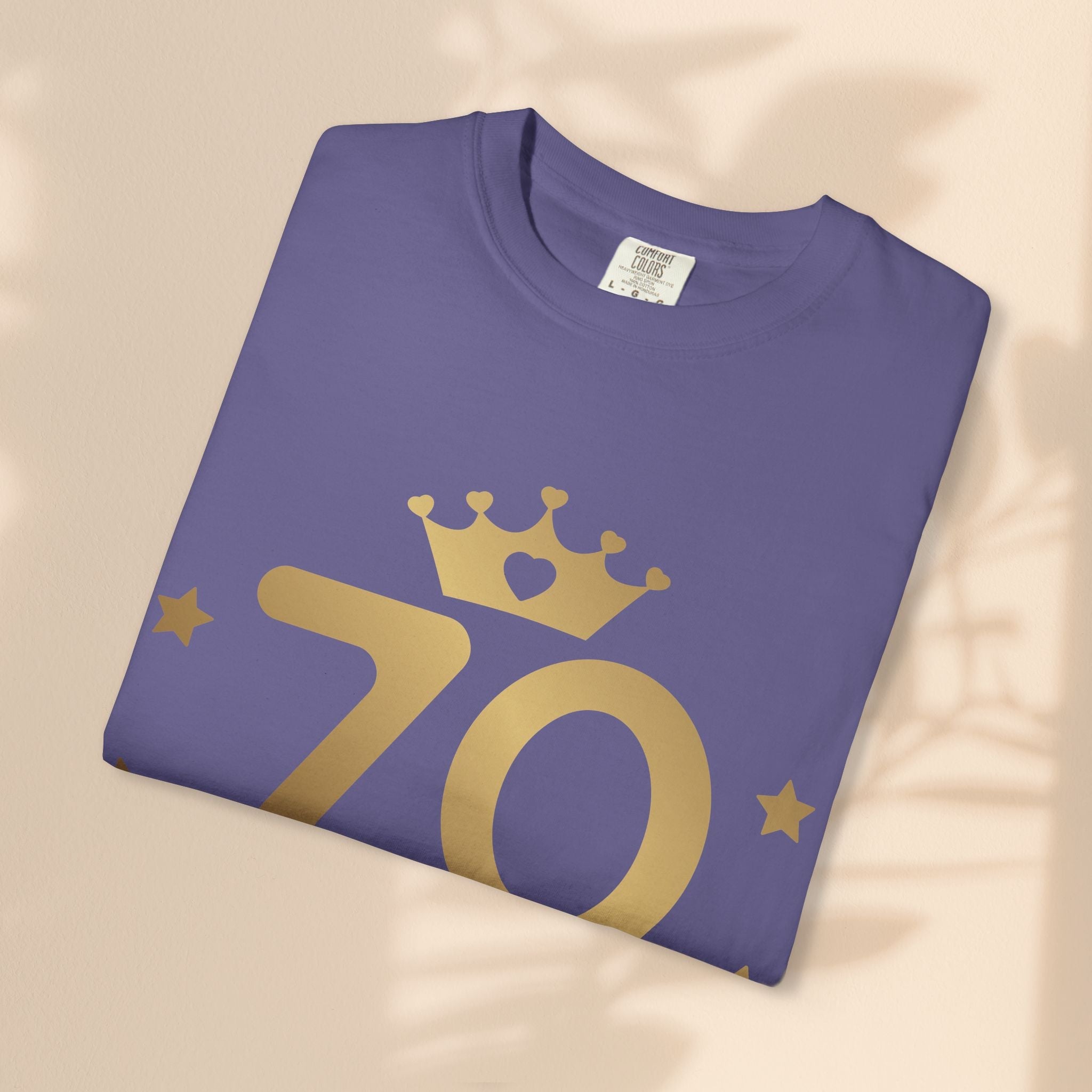 70 and Fabulous Unisex Garment-Dyed T-shirt | Birthday Celebration Tee, Gift for 70th Birthday, Vintage Style Shirt, Fun Party Wear, [...]