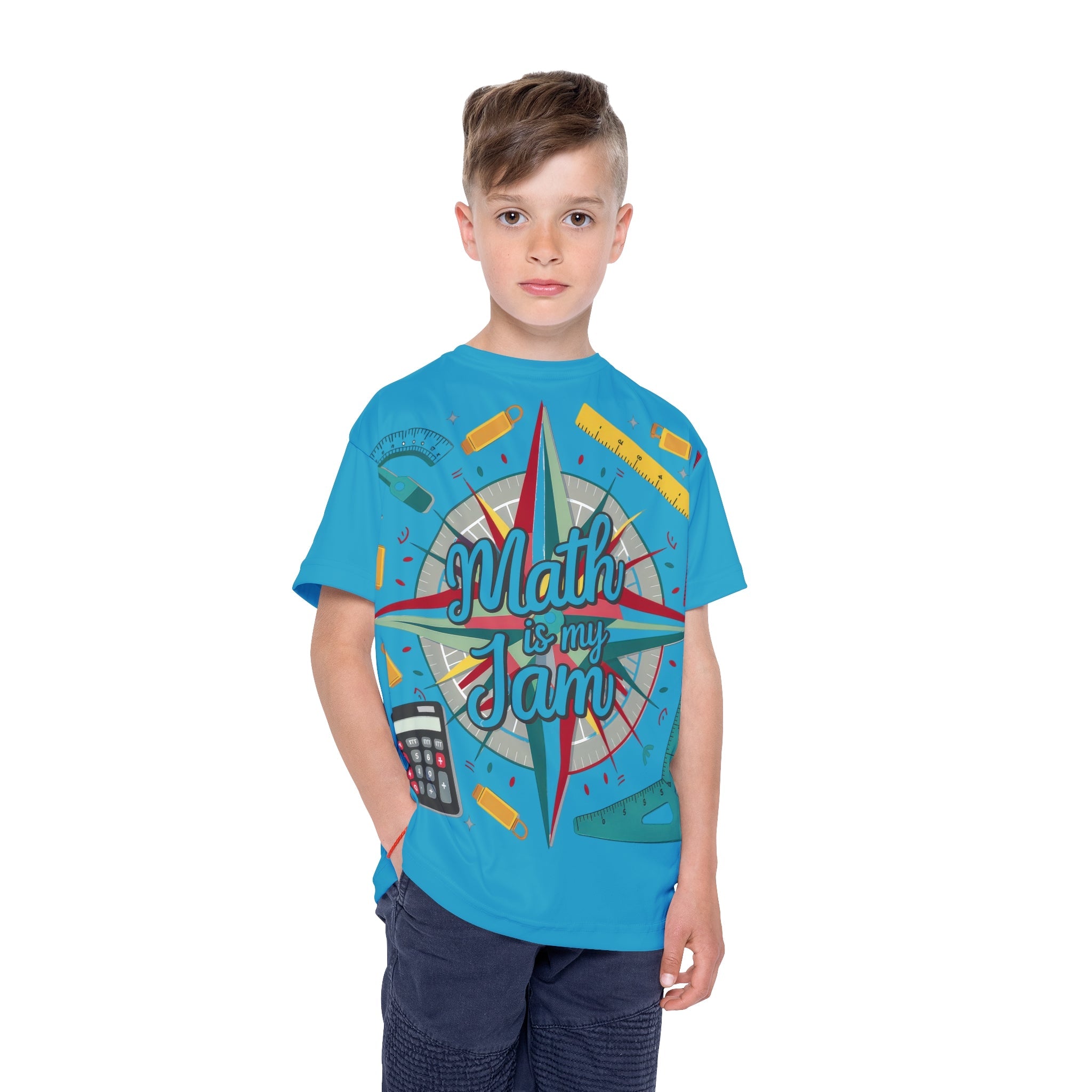 Kids Sports Jersey- Math is My Jam