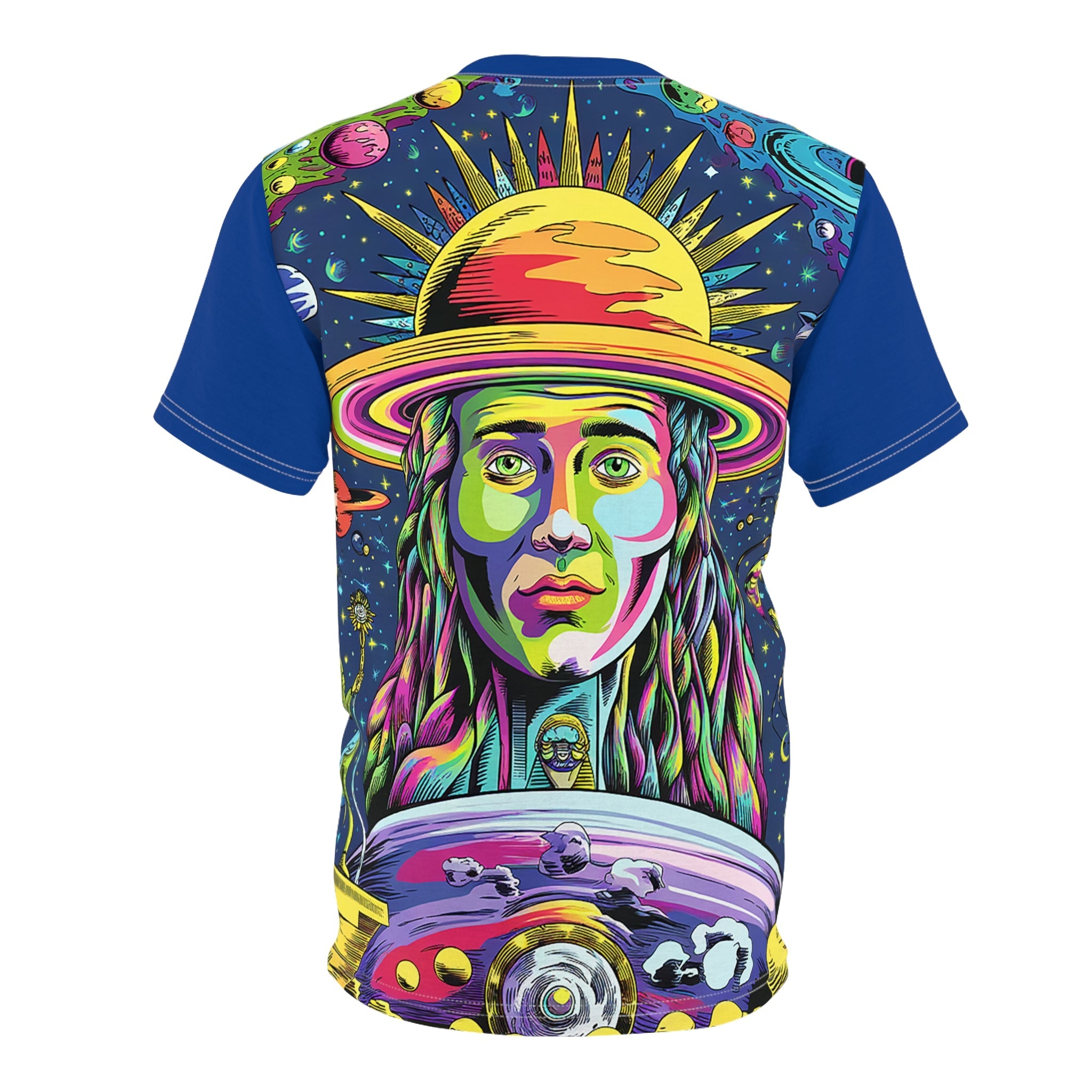 Cosmic Sun & Planets Unisex Graphic T-Shirt