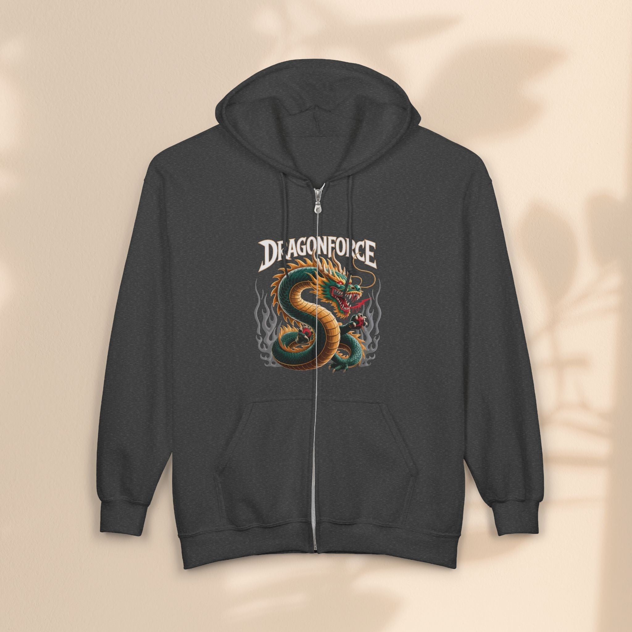 Dragon Force - Unisex Heavy Blend™ Full Zip Hooded Sweatshirt