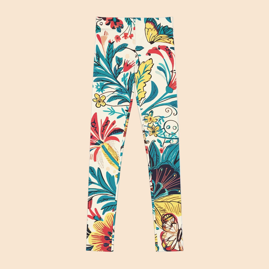 Coastal Flowers Youth Leggings