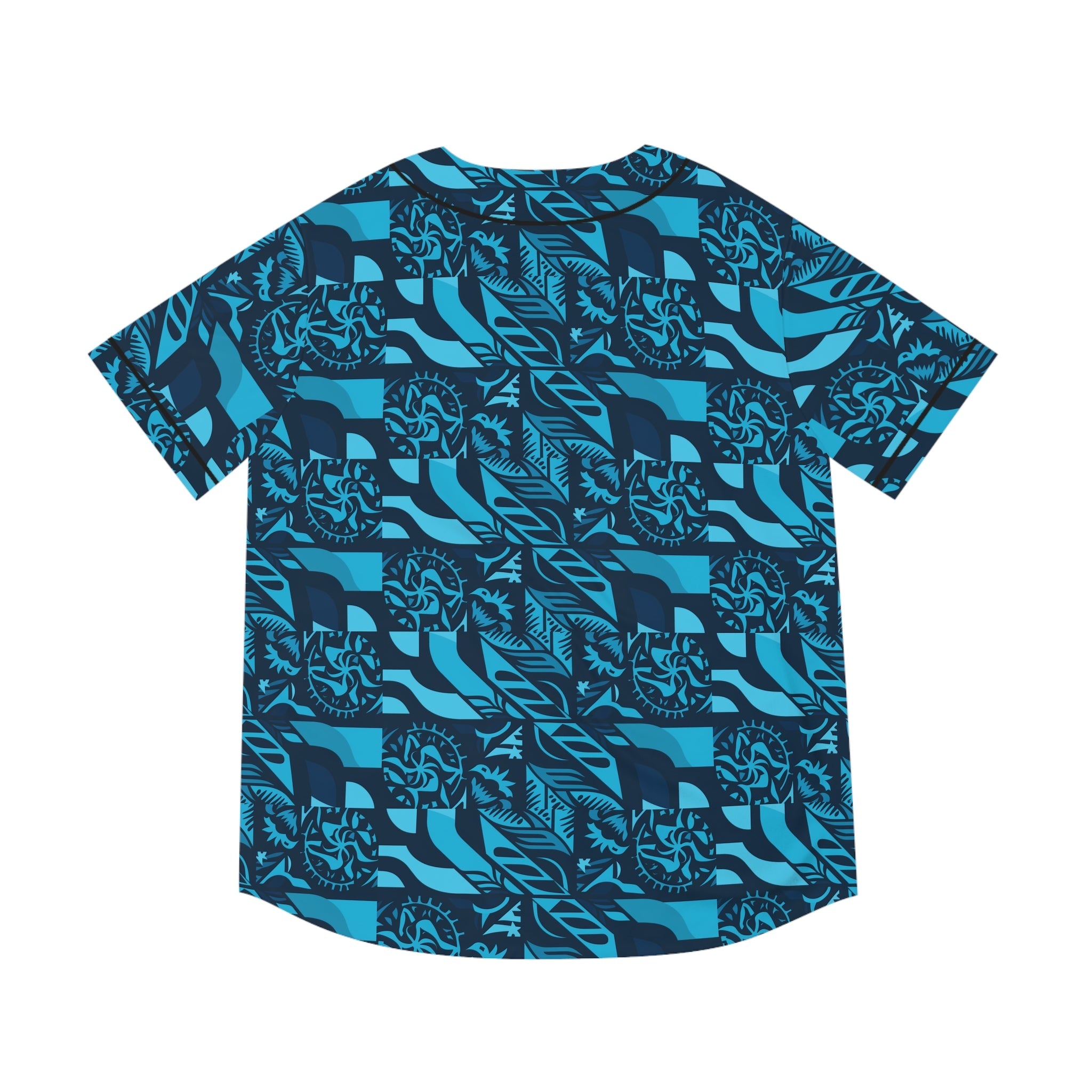 Men's Baseball Jersey  - Tribal Blue