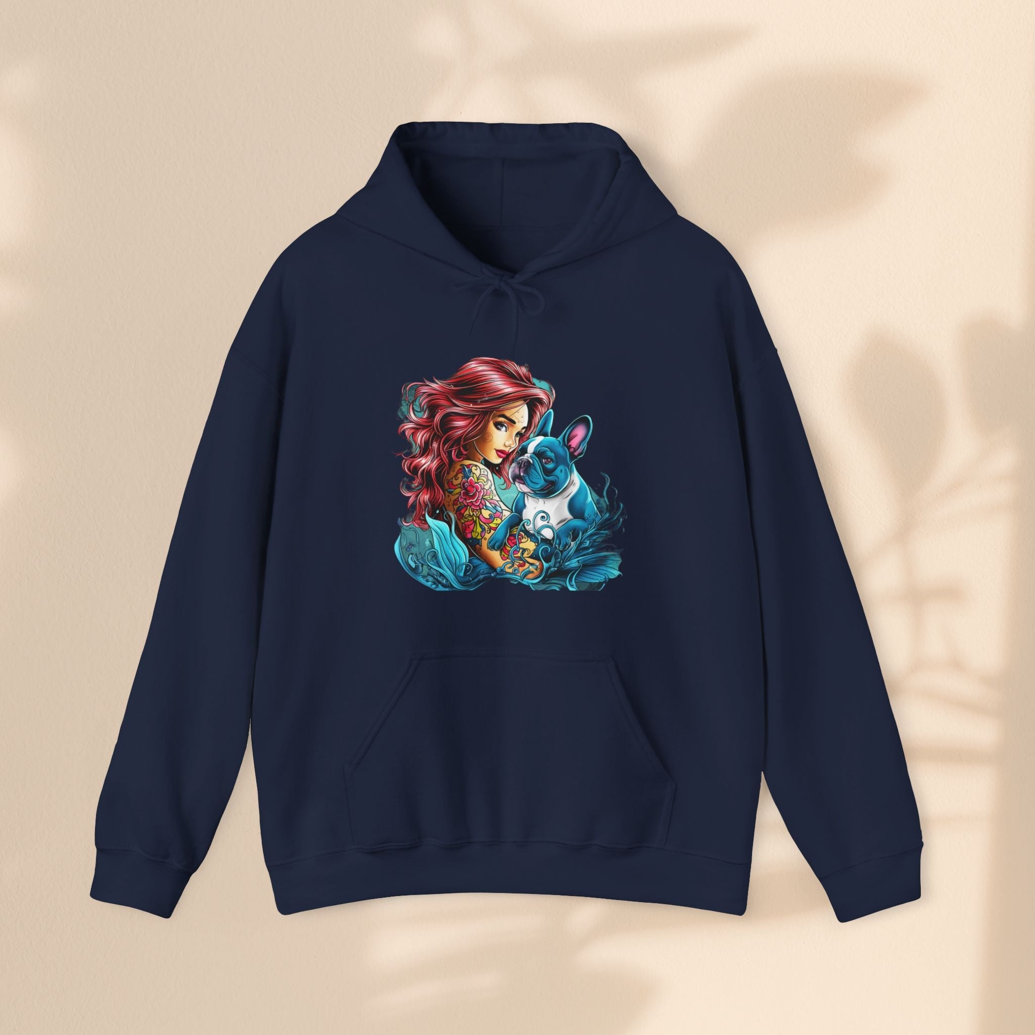 Heavy Blend™ Hooded Sweatshirt - Frenchie Tatoo
