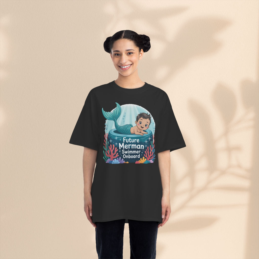 Future Merman Onboard Pregnancy T-Shirt - Cute Ocean-Themed Shirt for Moms To Be