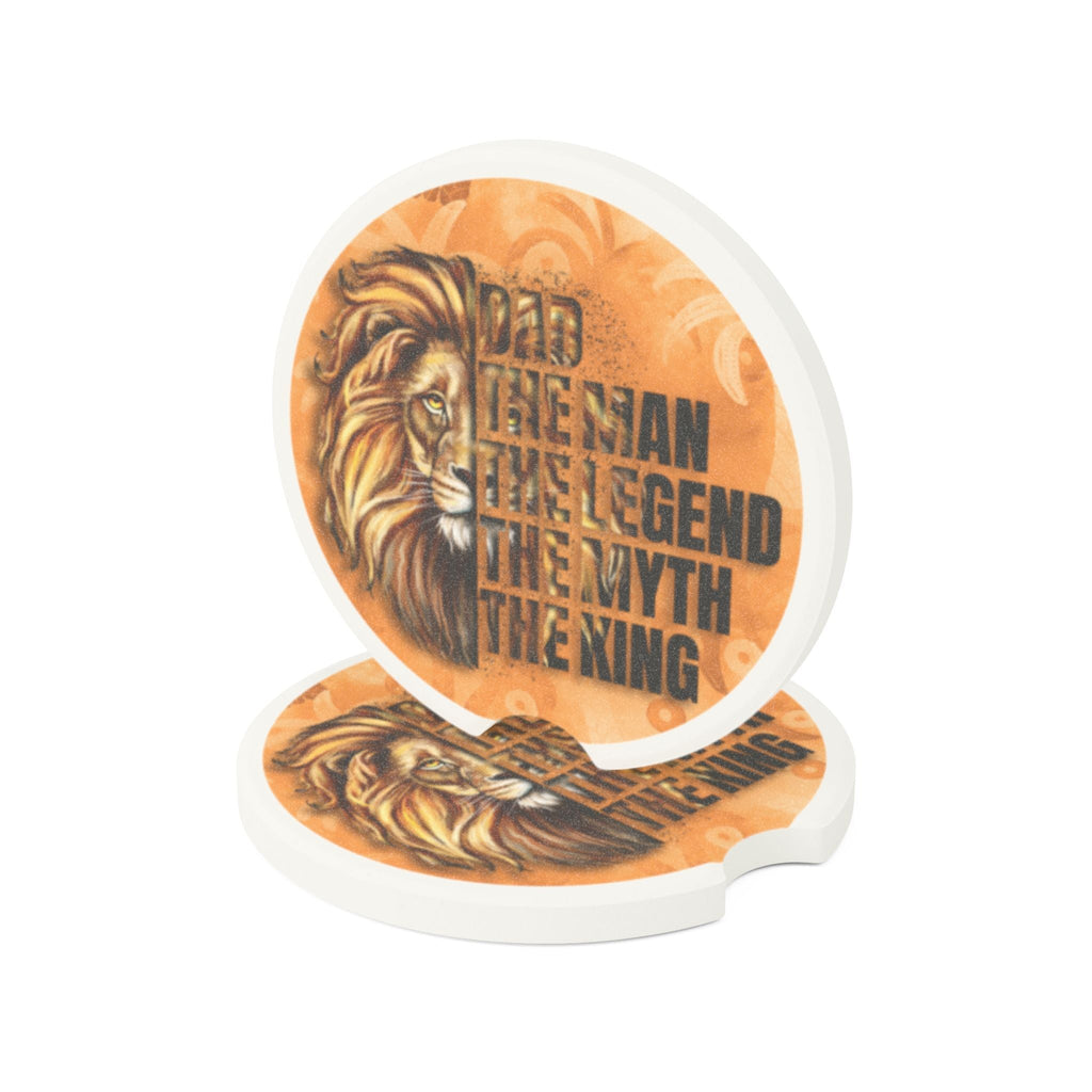 Dad The Man The Legend Car Coaster – Soapstone Gift
