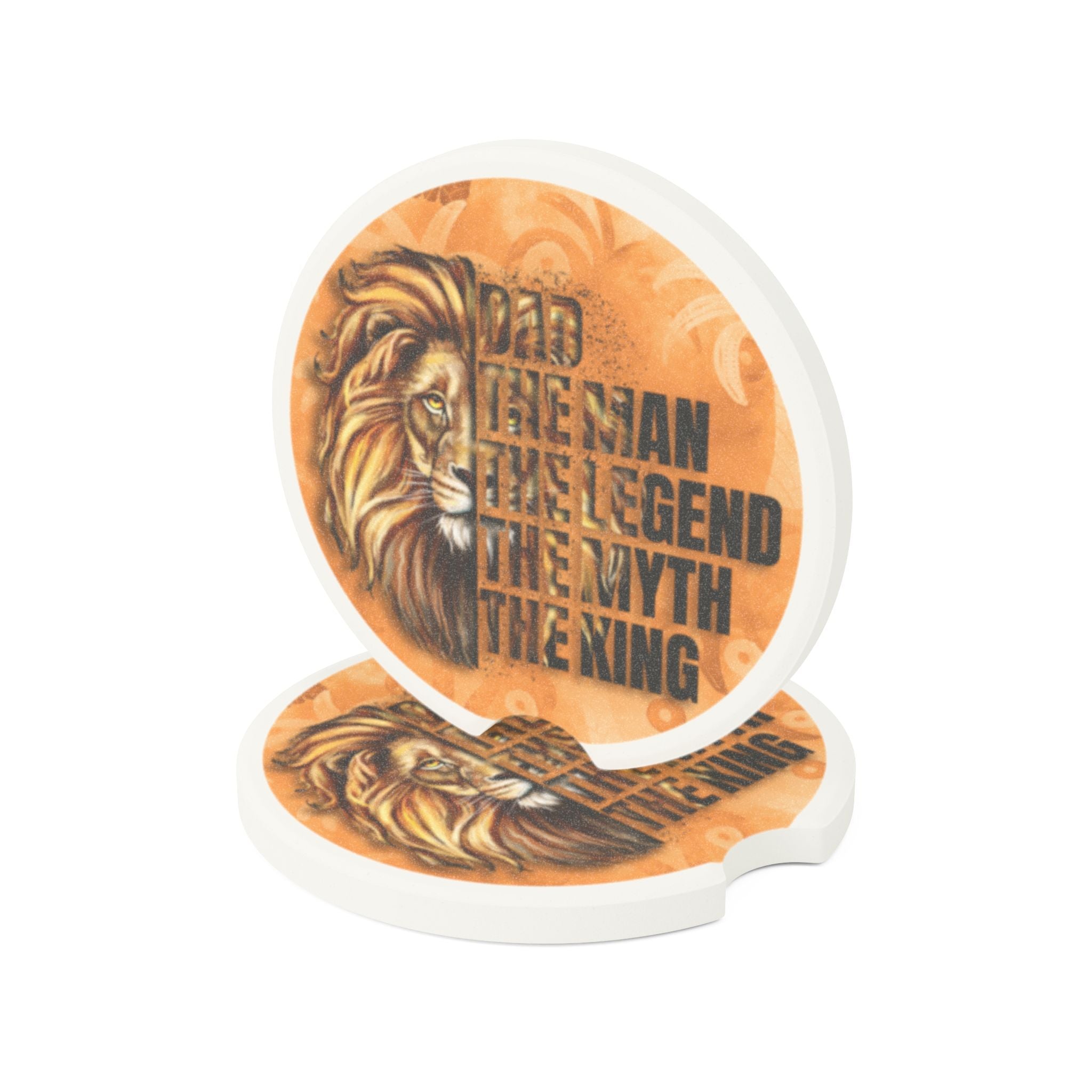Dad The Man The Legend Car Coaster – Soapstone Gift