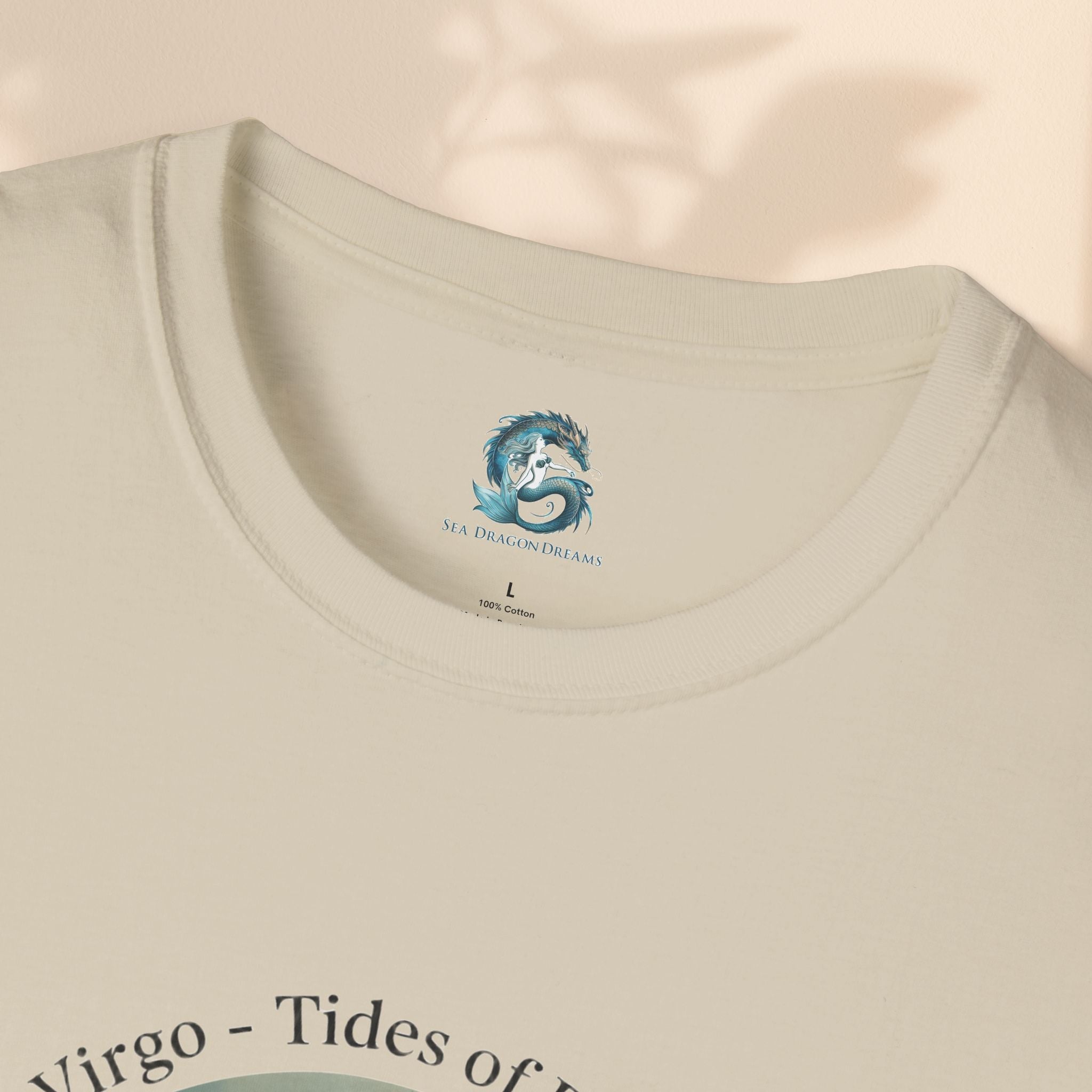 Mermaid Virgo T-Shirt, Ocean Art Tee, Summer Fashion, Gift for Beach Lovers, Sea Creature Apparel