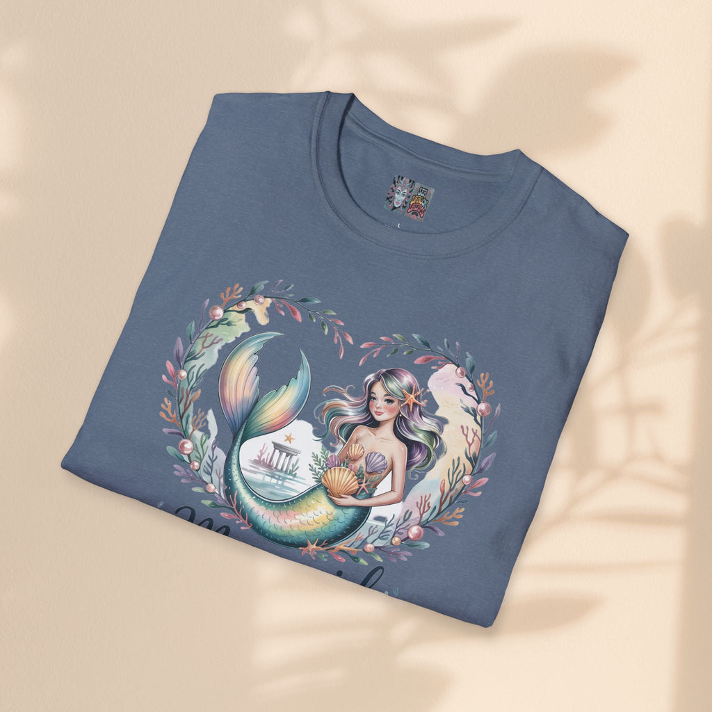 Maid of Honor Mermaid T-Shirt, Ocean Lover Tee, Beach Party Outfit, Gift for Sea Enthusiasts, Mermaid wedding tee